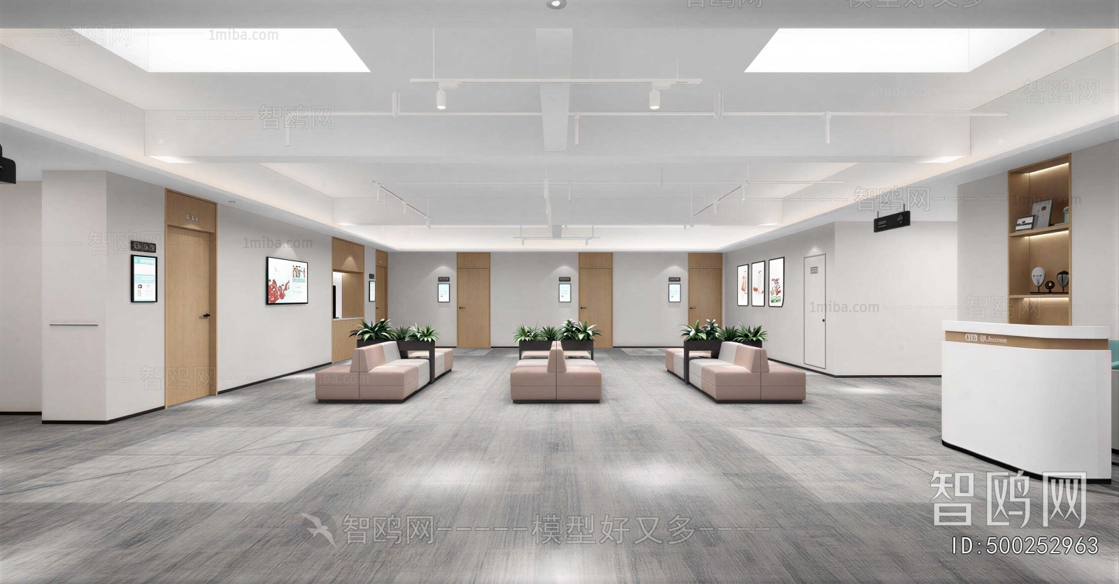 Modern Hospital Hall