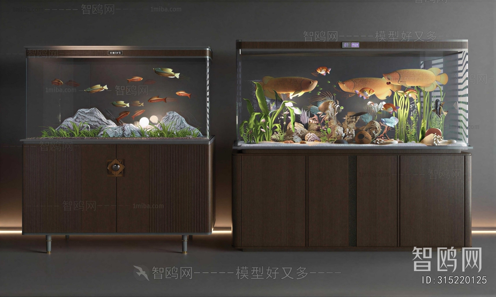 New Chinese Style Fish Tank