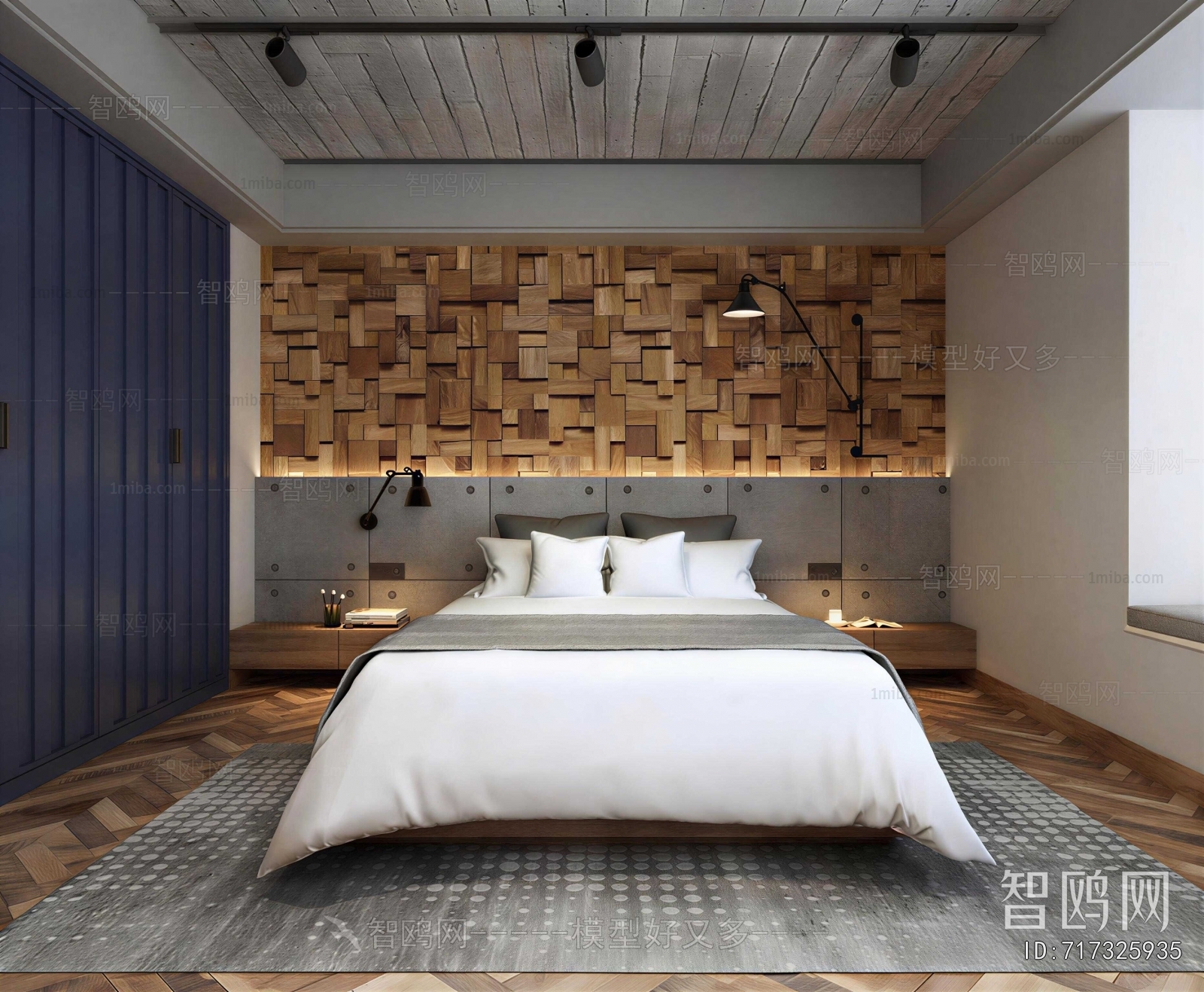 Industrial Style Bedroom