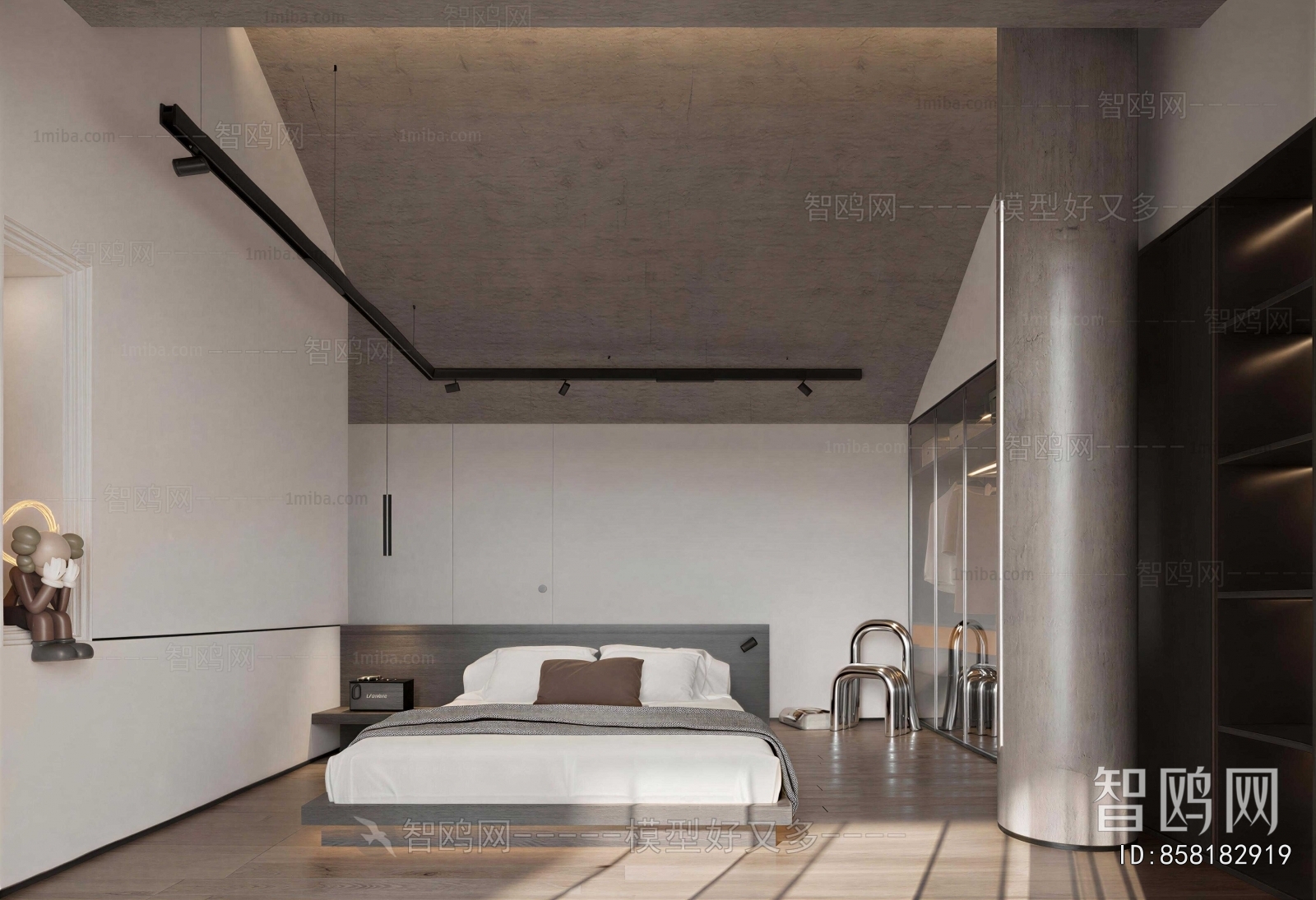 Industrial Style Bedroom
