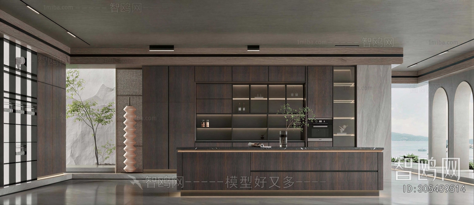 Modern Open Kitchen