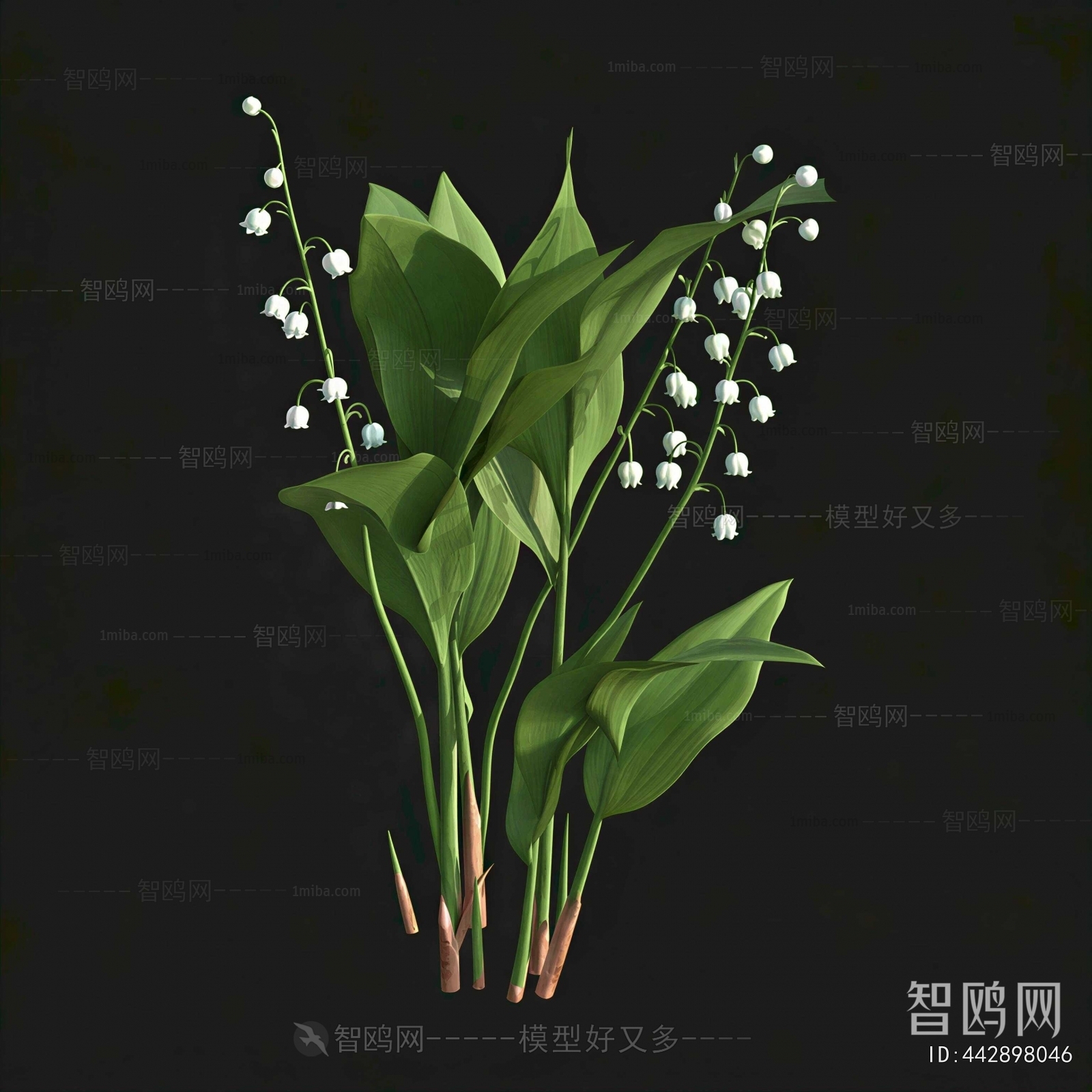 Modern Flowers And Grass