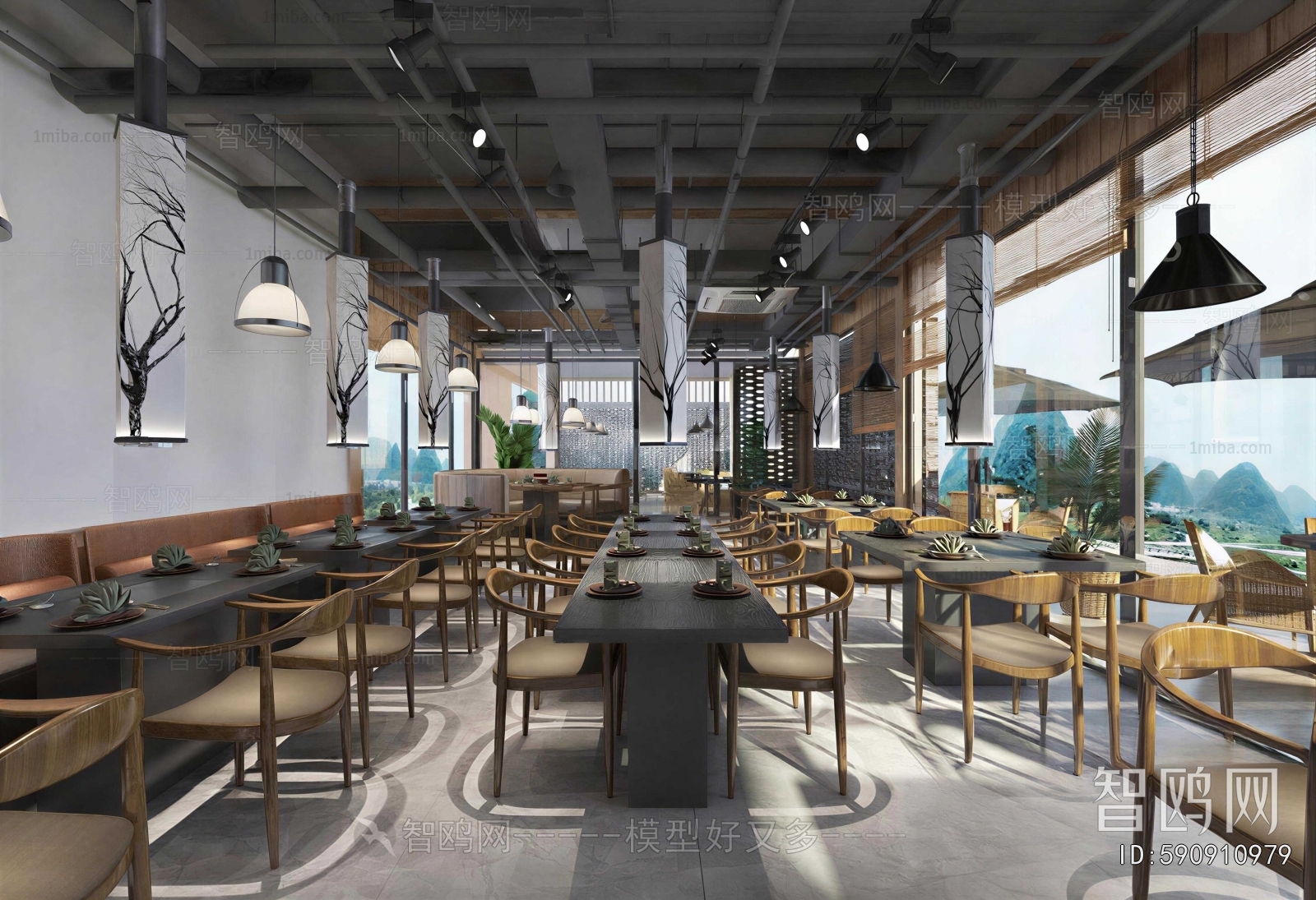 Industrial Style Restaurant