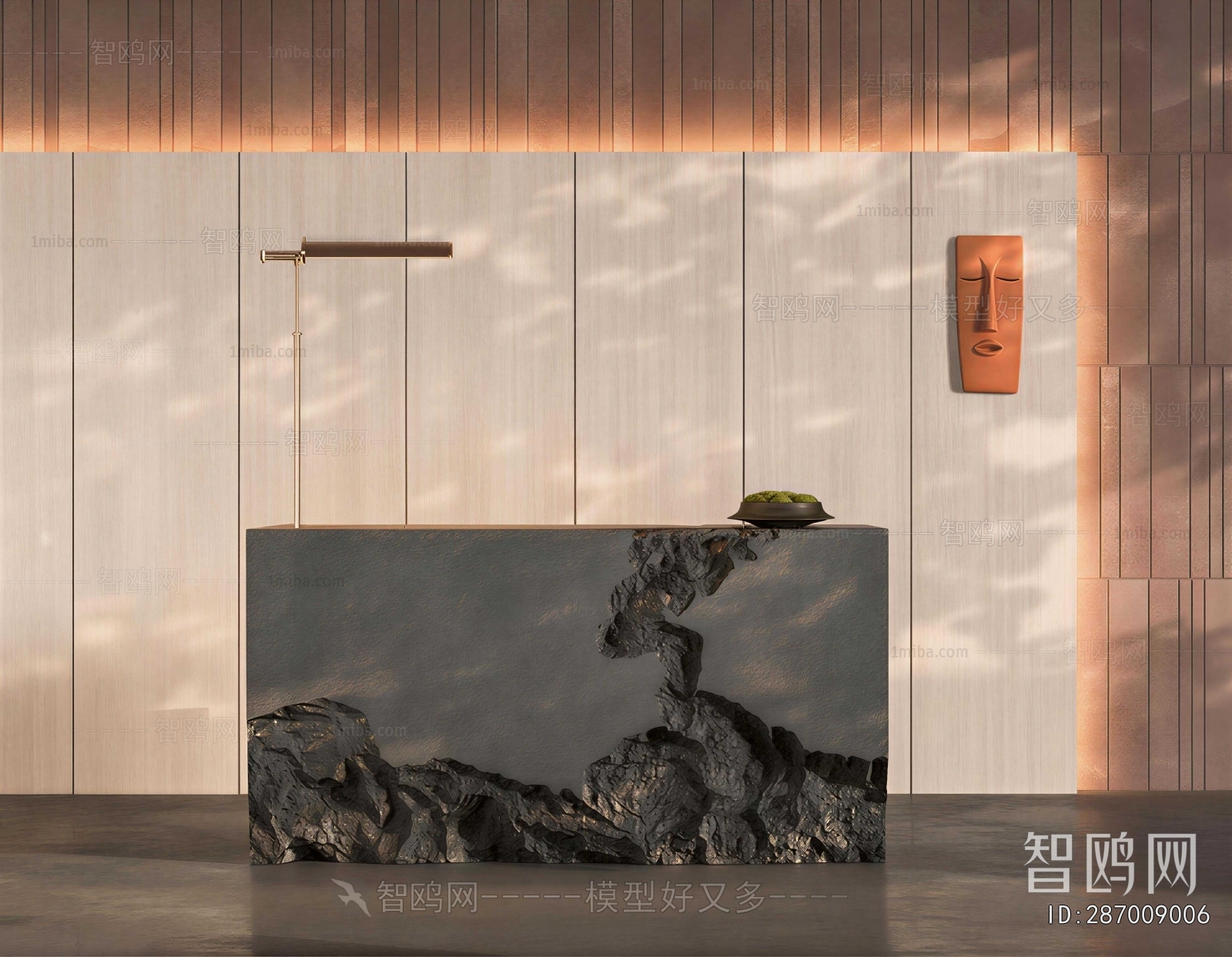 New Chinese Style Office Reception Desk