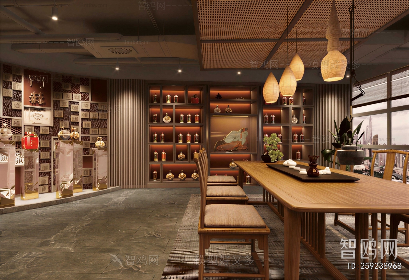 New Chinese Style Teahouse Tea House