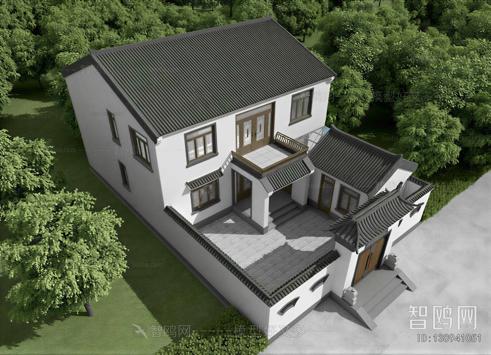 Chinese Style Ancient Architectural Buildings