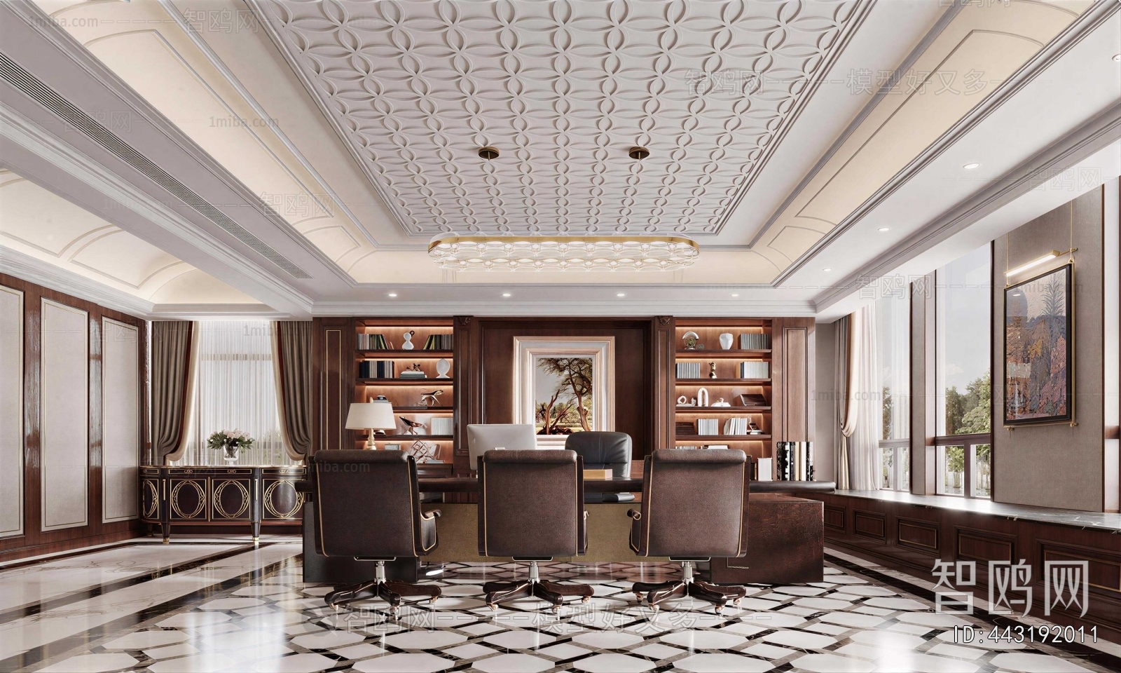 New Classical Style Manager's Office
