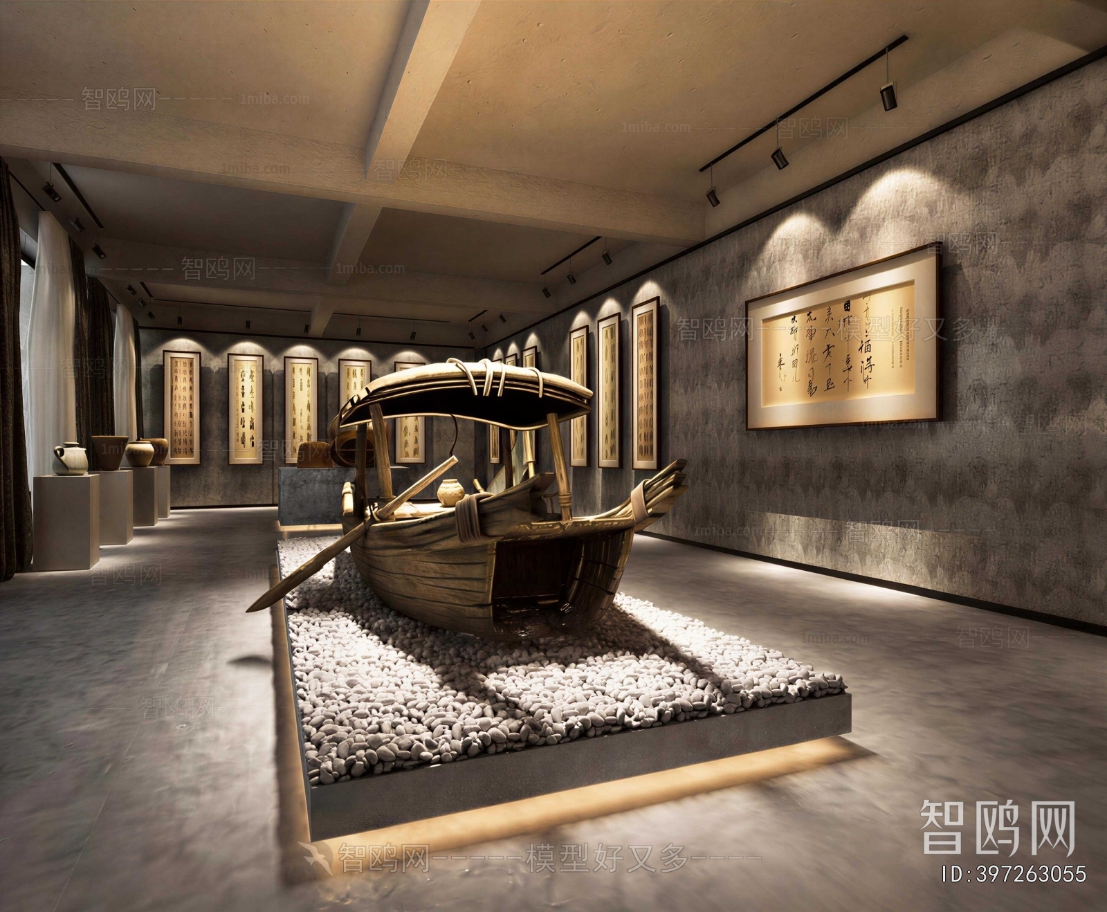 New Chinese Style Exhibition Hall