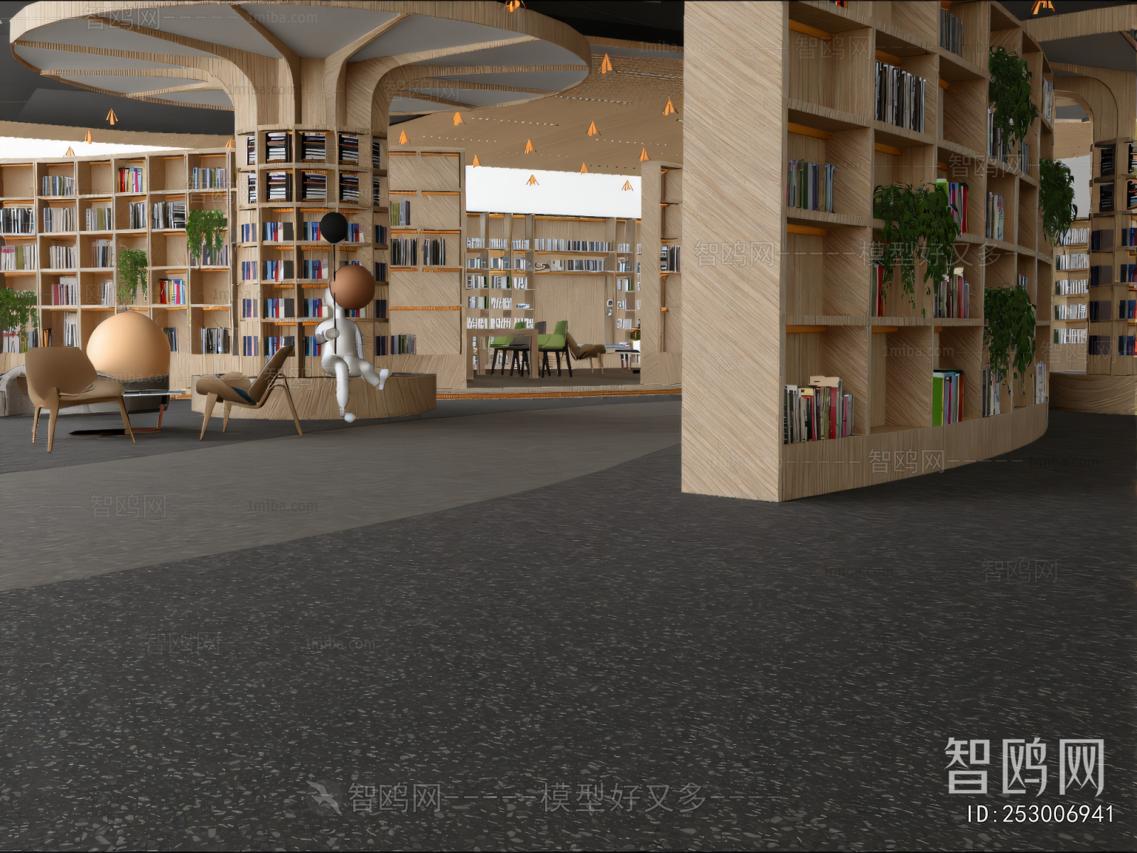 Modern Bookstore Book Bar
