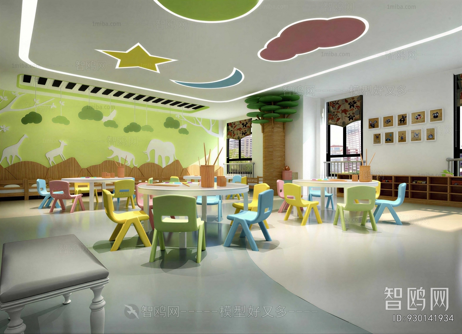 Modern Children's Playroom