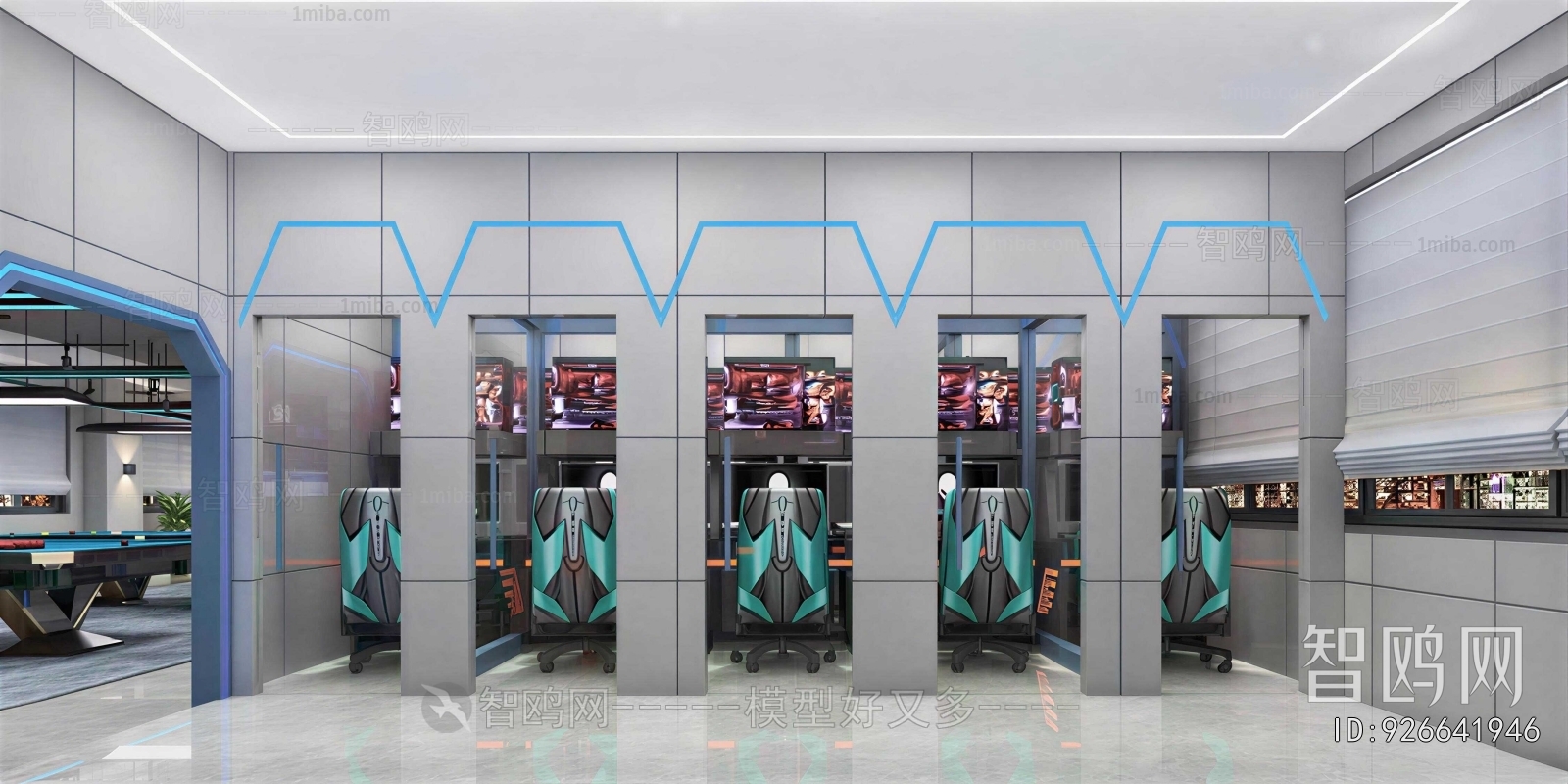 Modern Internet Cafe