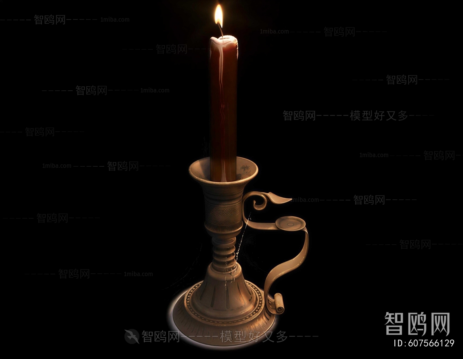 Retro Style Candles/Candlesticks