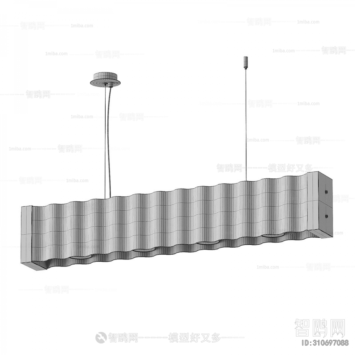 Modern Long Chandelier