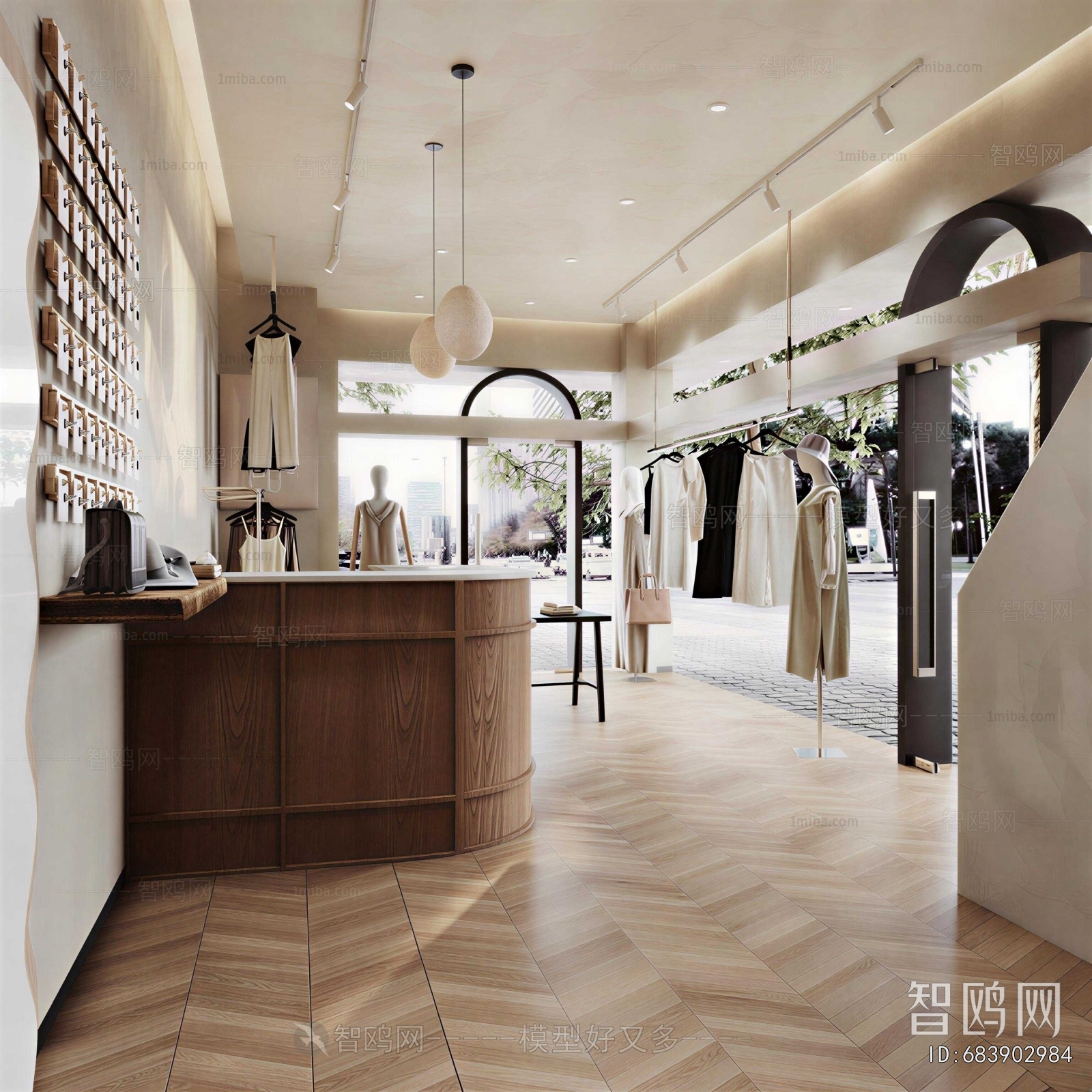 Modern Clothing Store