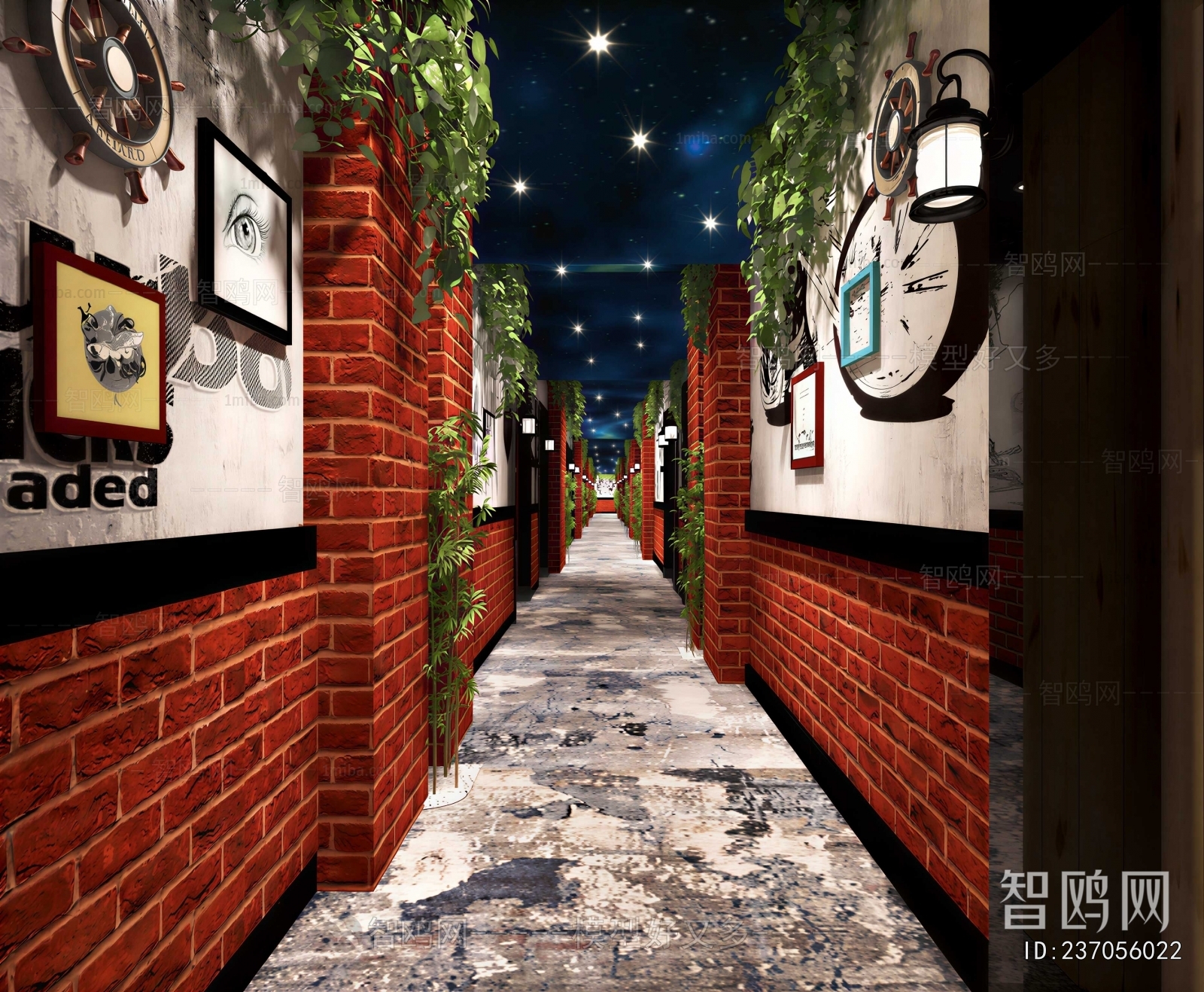Industrial Style Corridor