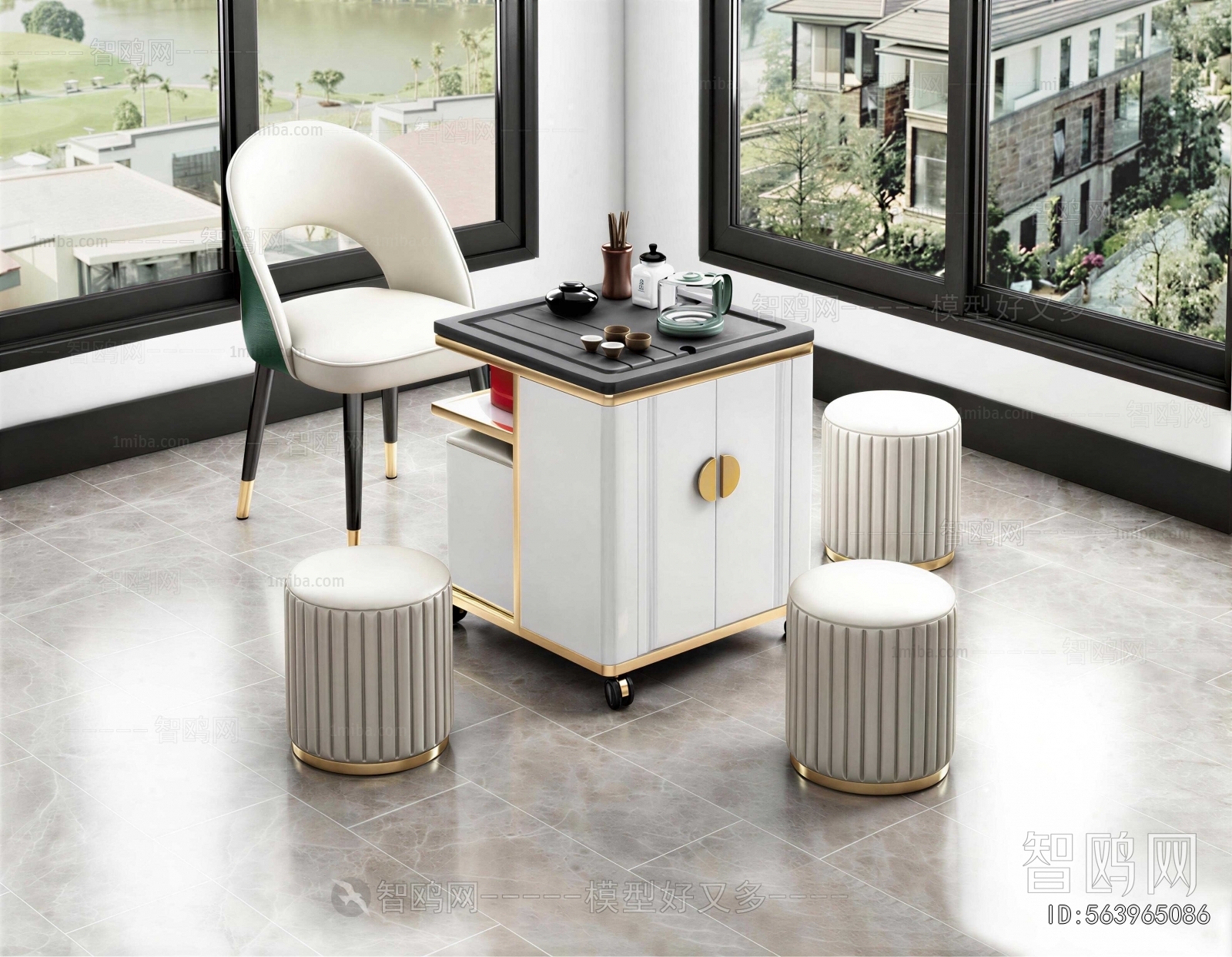 Modern Tea Tables And Chairs