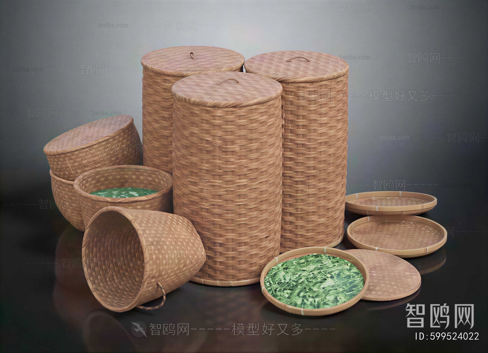 New Chinese Style Storage Basket