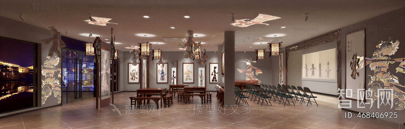 New Chinese Style Exhibition Hall