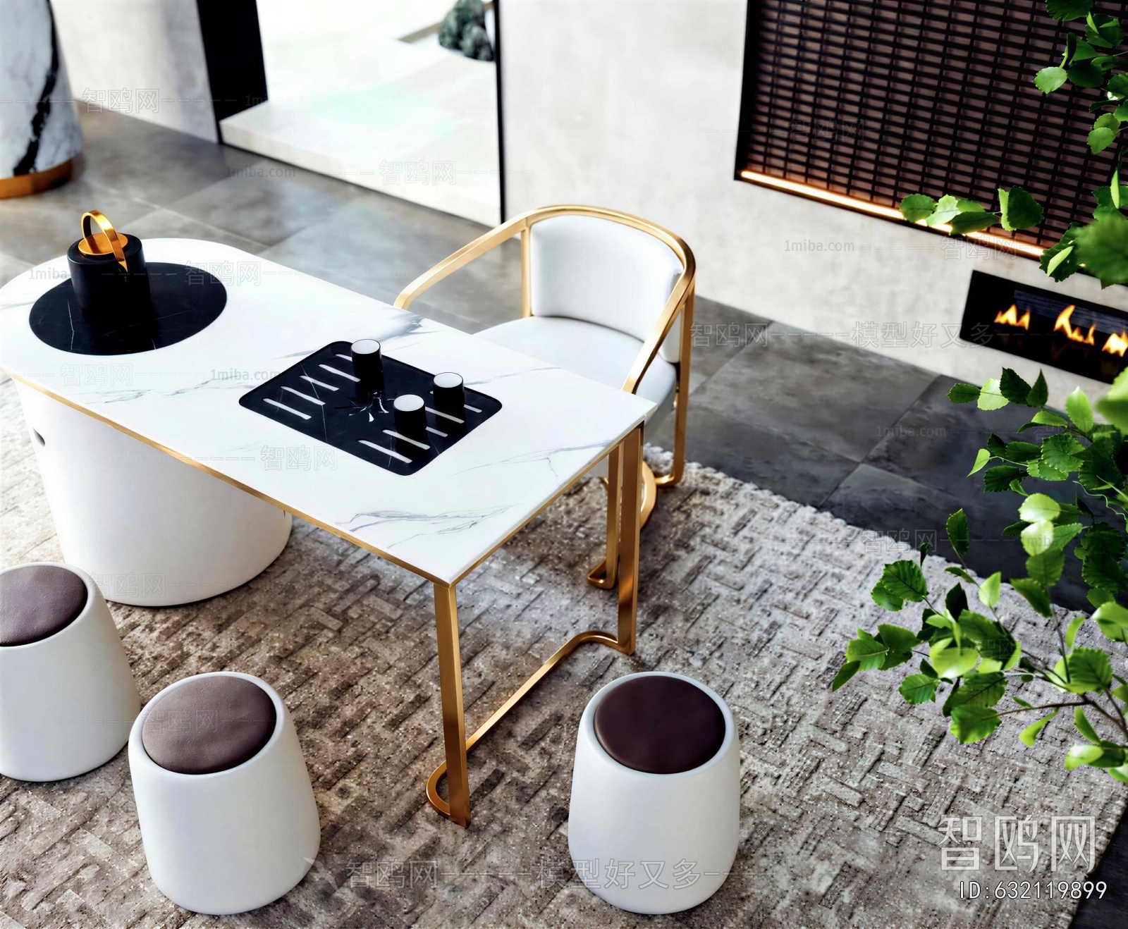Modern Tea Tables And Chairs