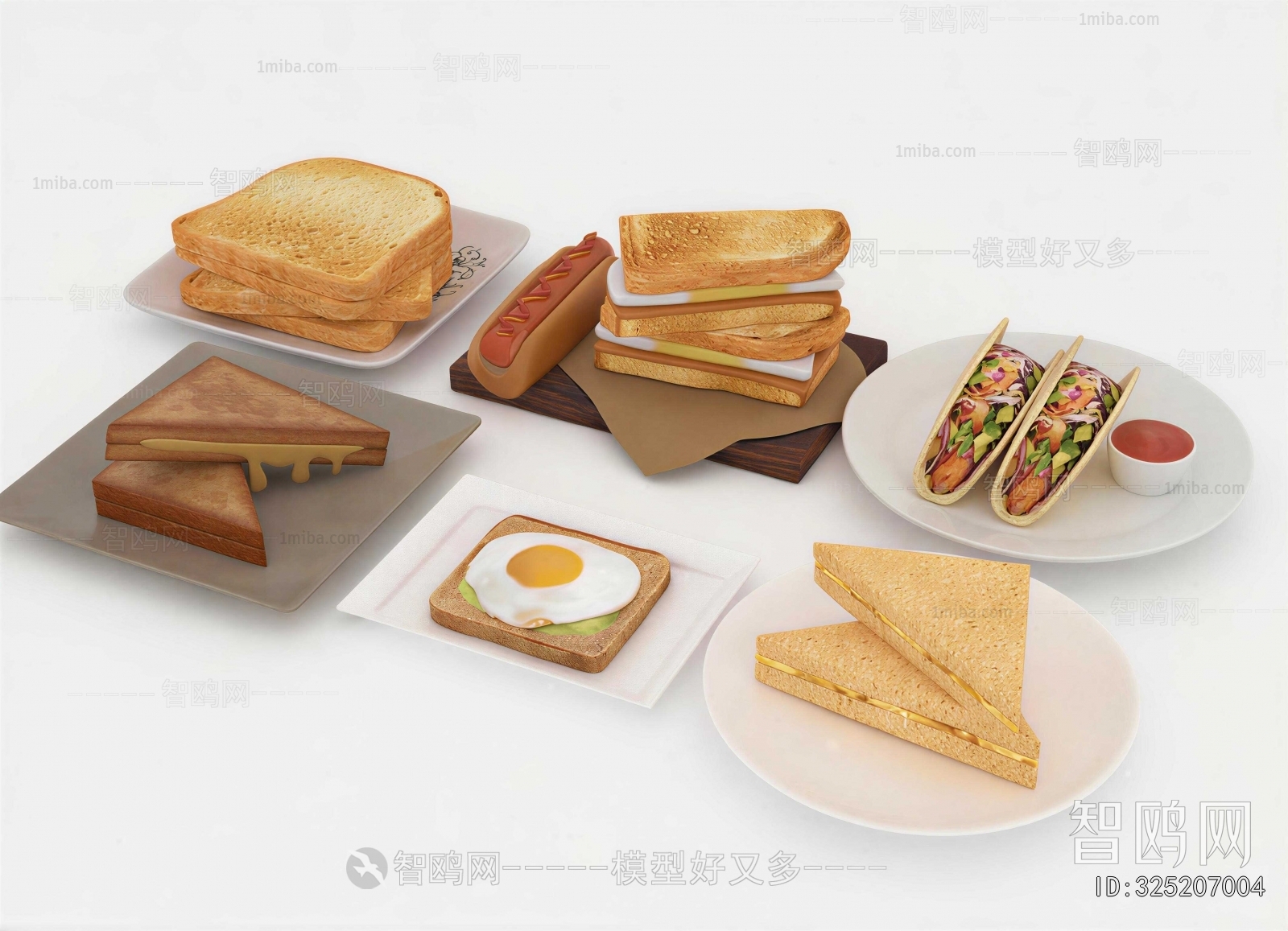 Modern Bread Cake