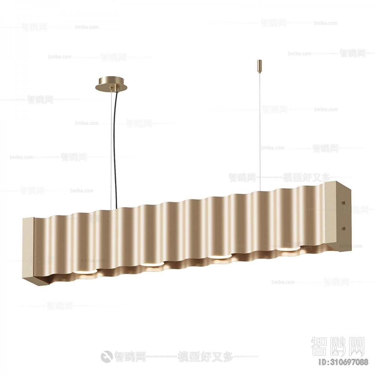 Modern Long Chandelier