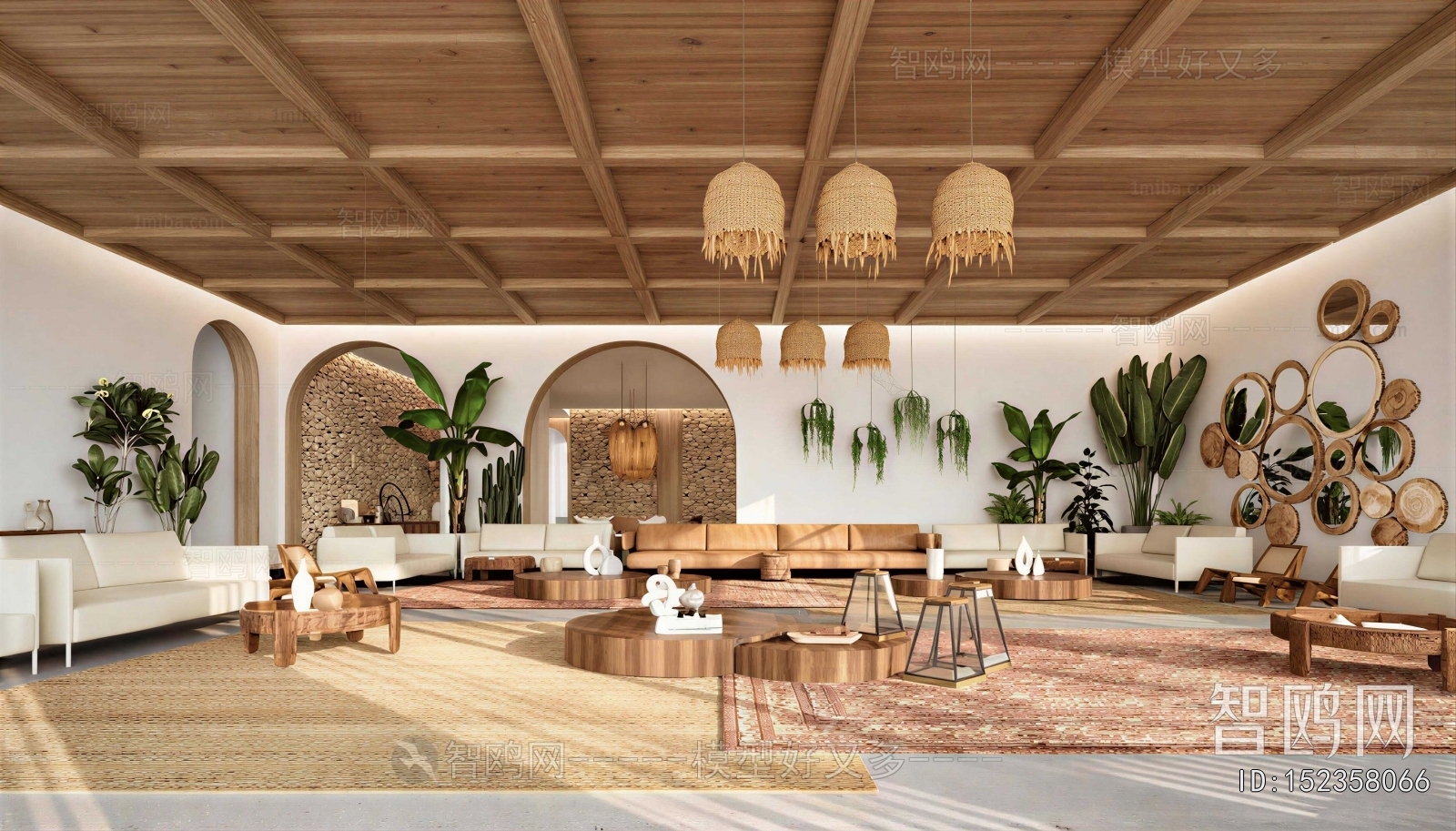 Wabi-sabi Style A Living Room