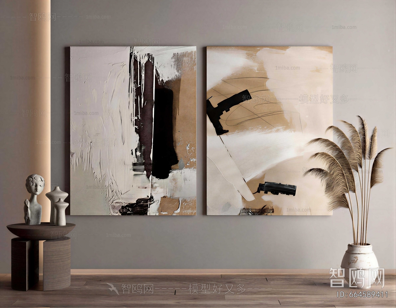 Wabi-sabi Style Painting