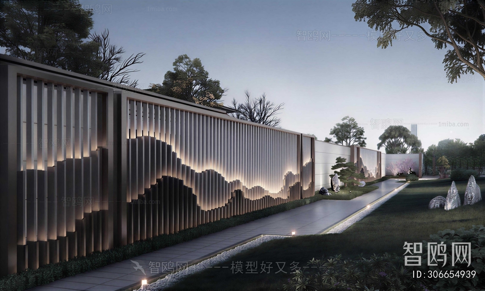 Modern Courtyard/landscape