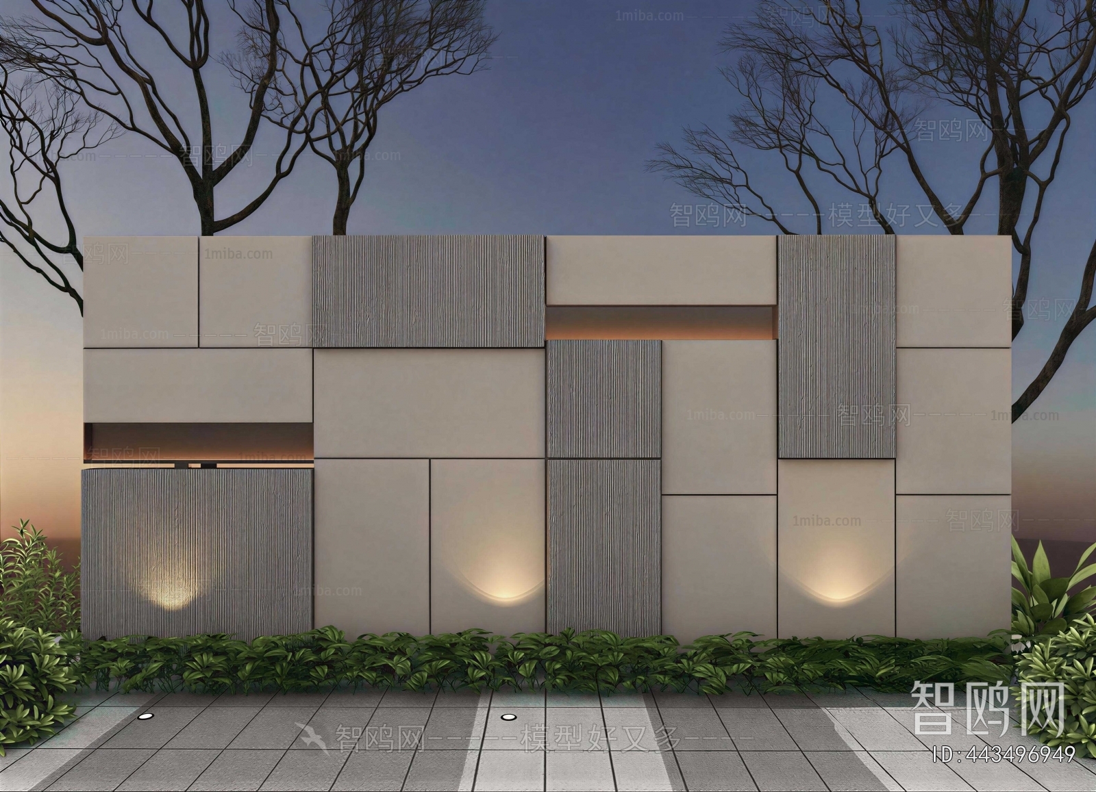 Modern Courtyard/landscape