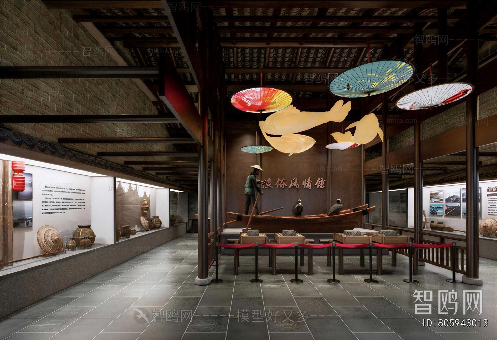 New Chinese Style Exhibition Hall