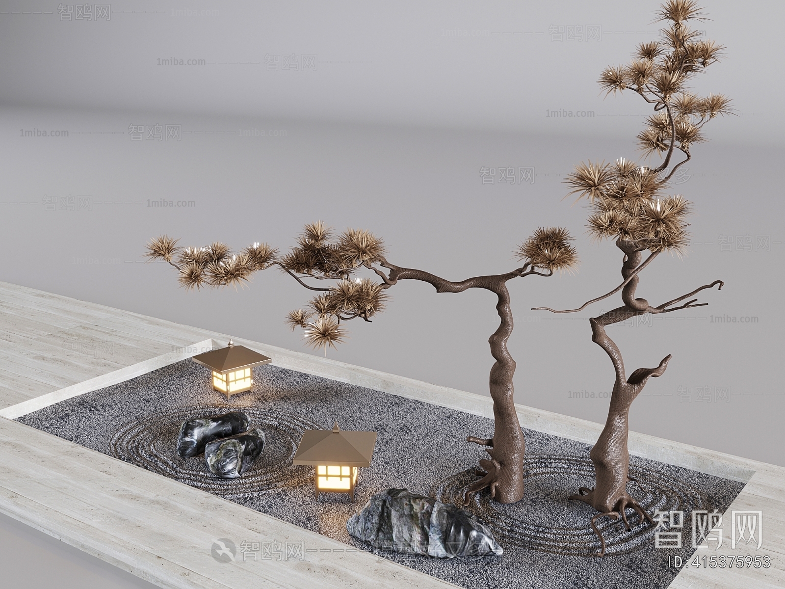 New Chinese Style Plant Landscaping