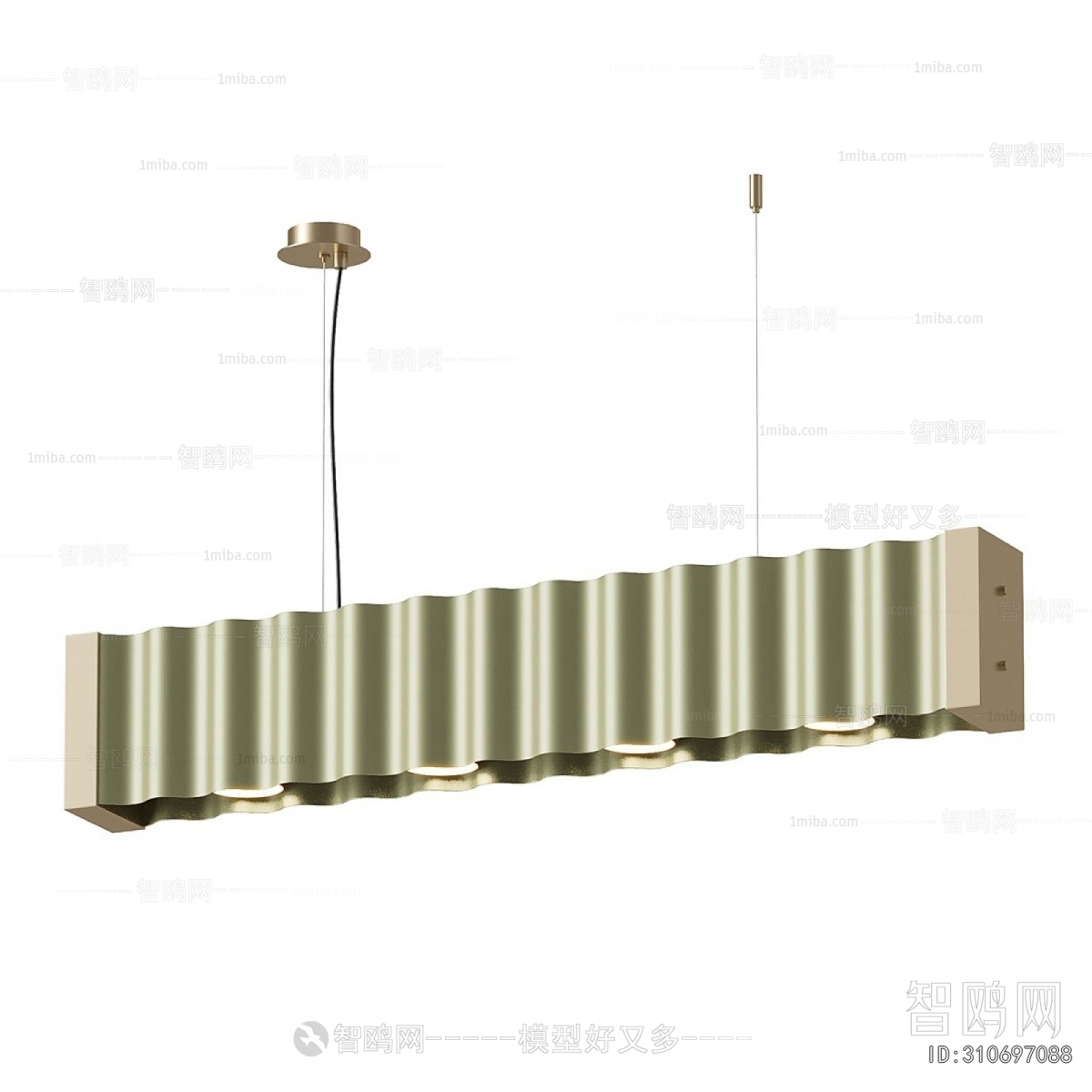 Modern Long Chandelier