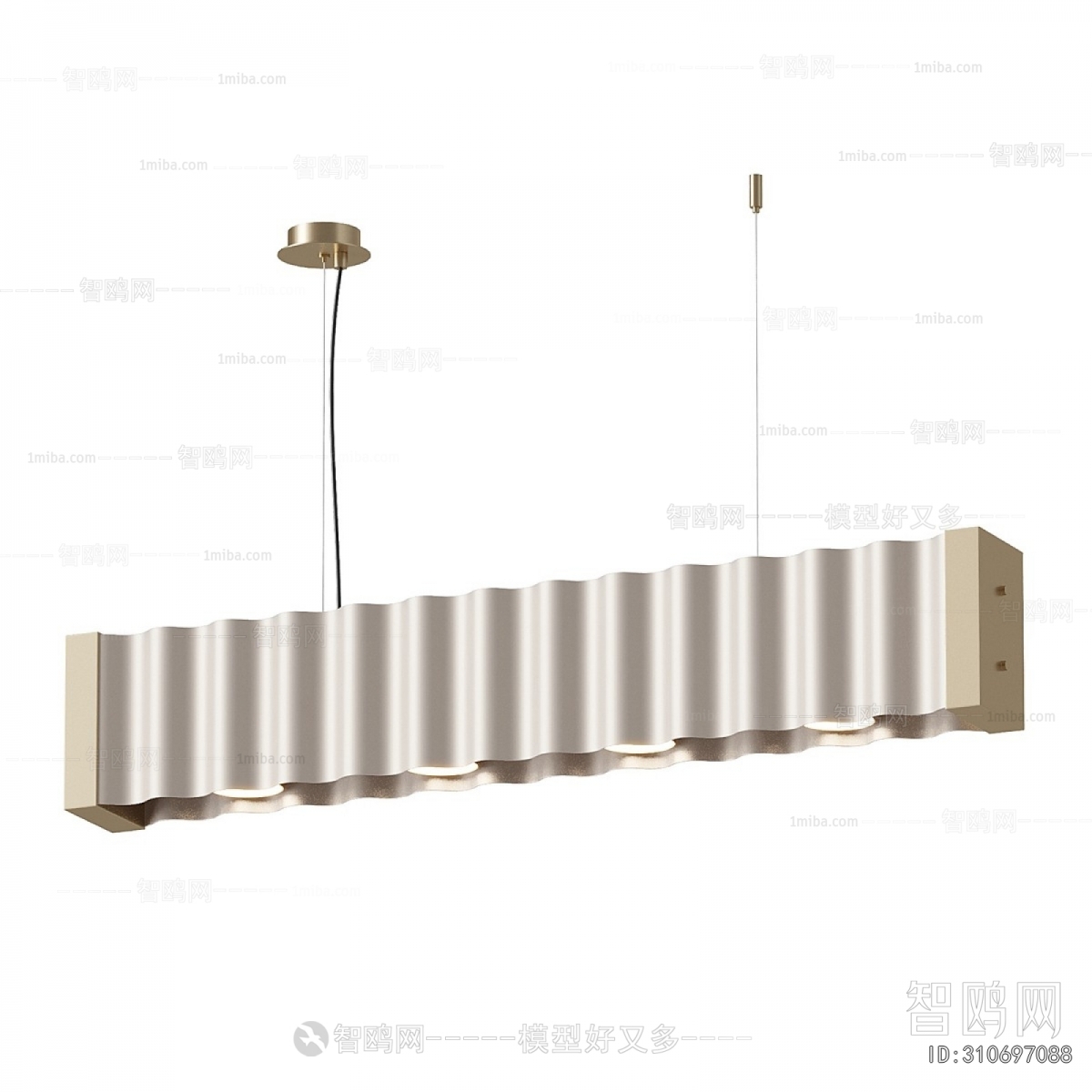 Modern Long Chandelier