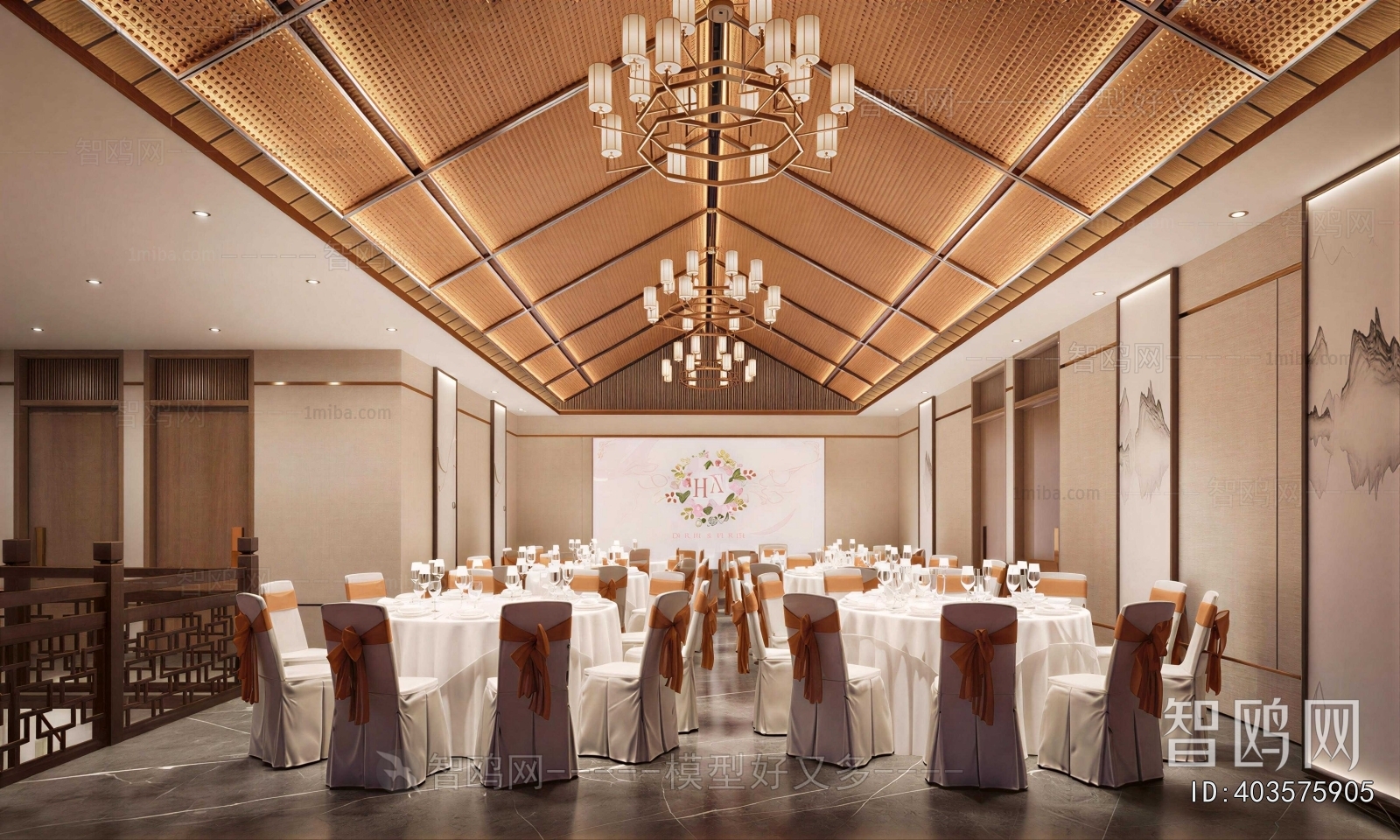 New Chinese Style Banquet Hall