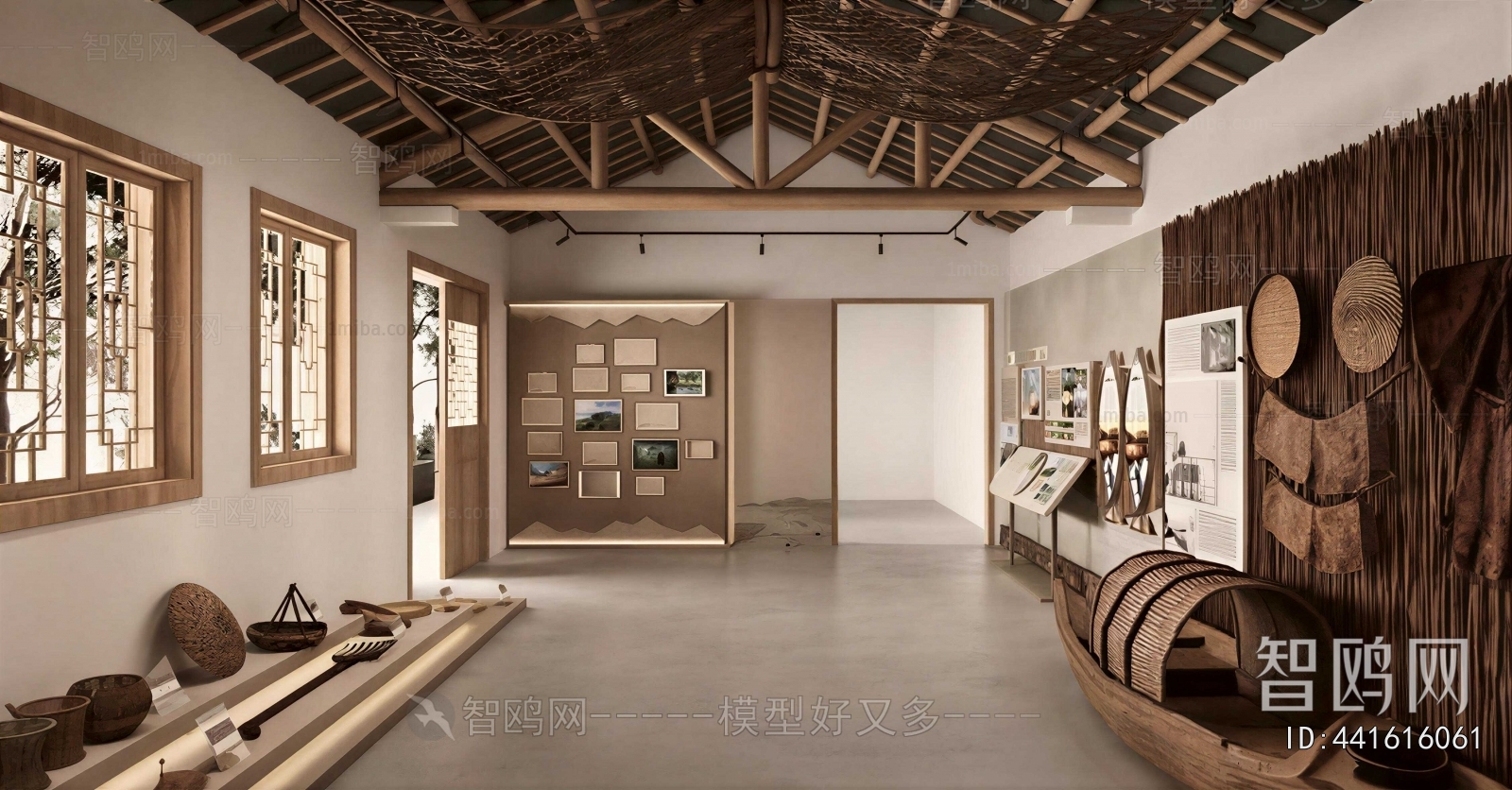 New Chinese Style Exhibition Hall