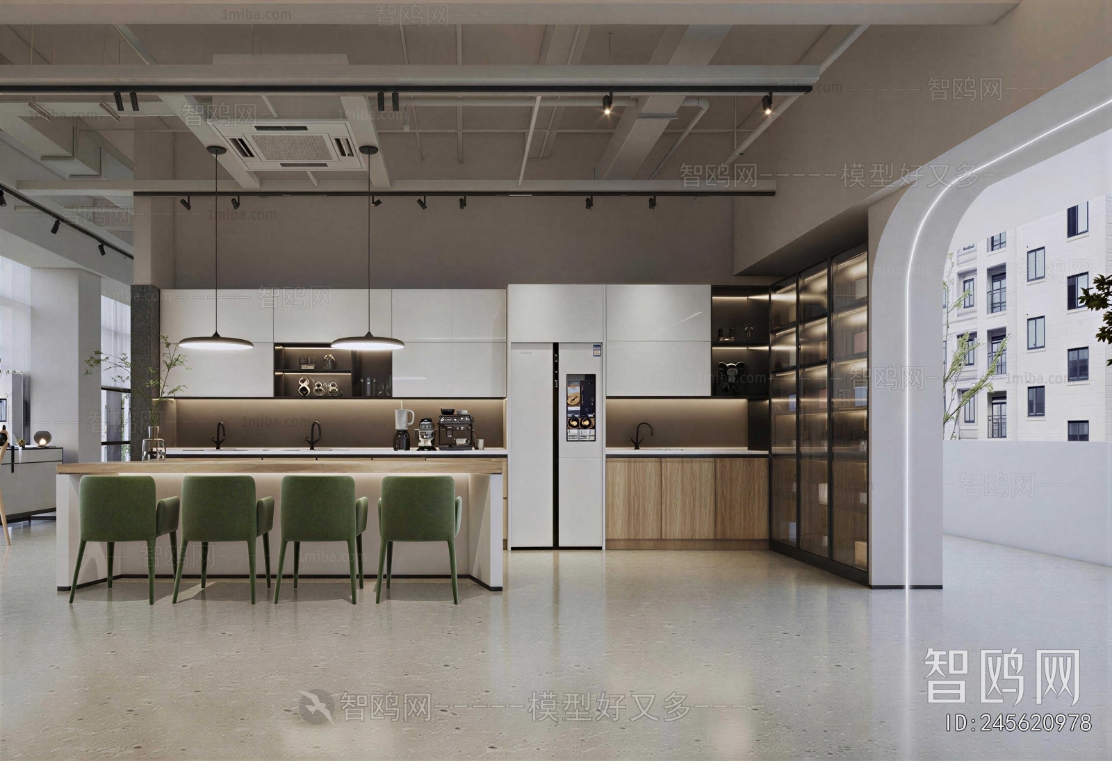 Modern Open Kitchen