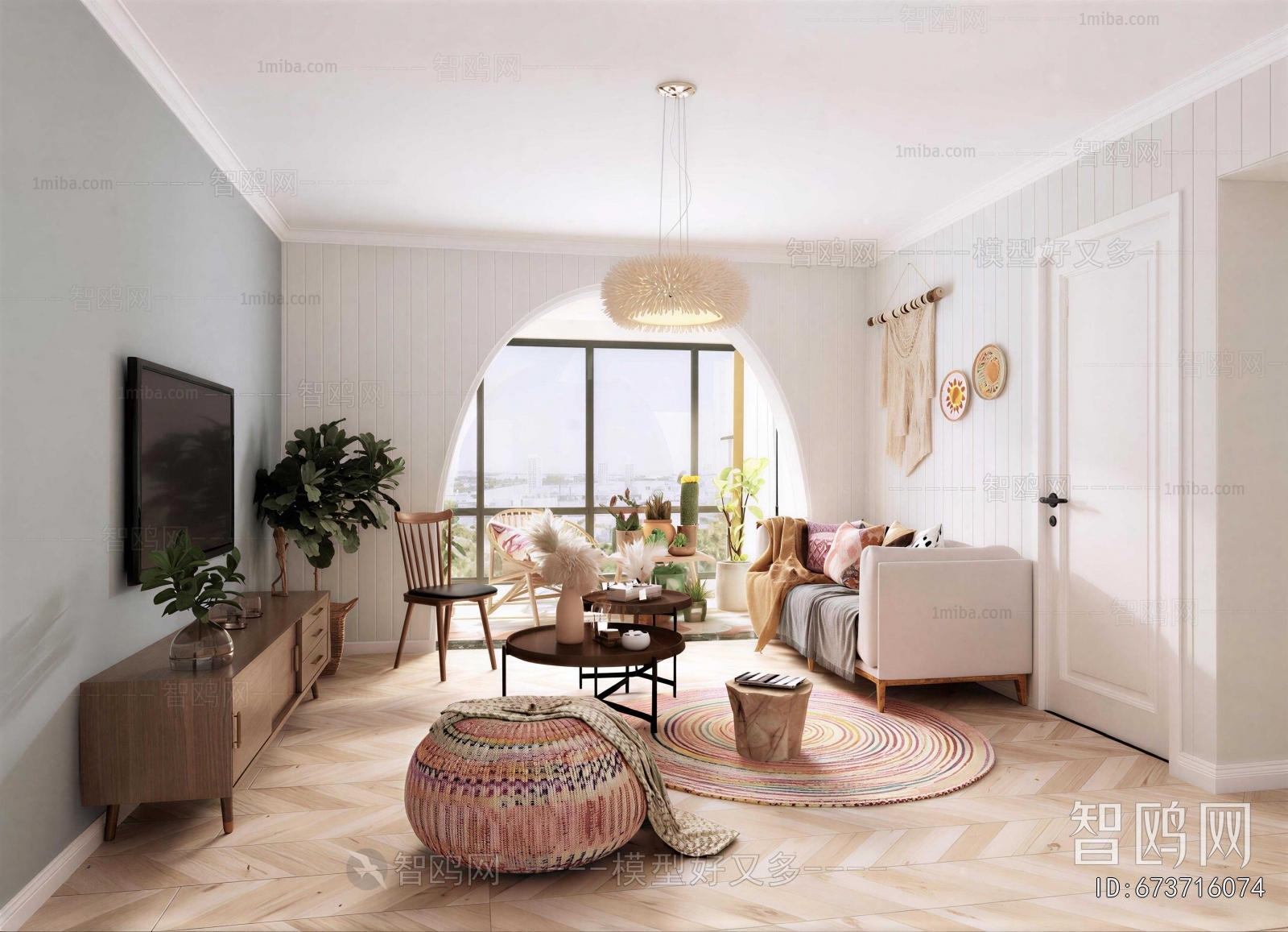 Nordic Style A Living Room