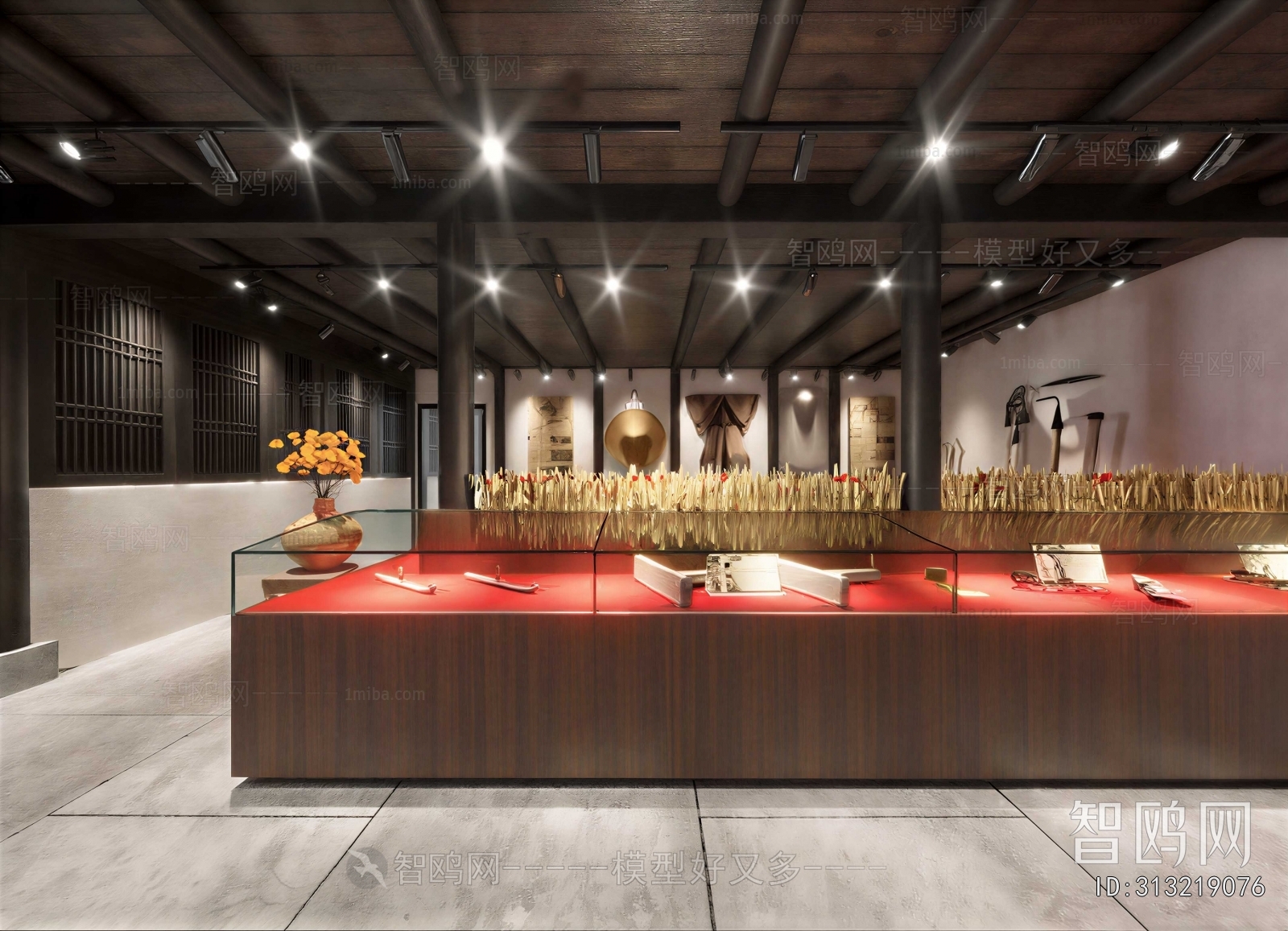 New Chinese Style Exhibition Hall