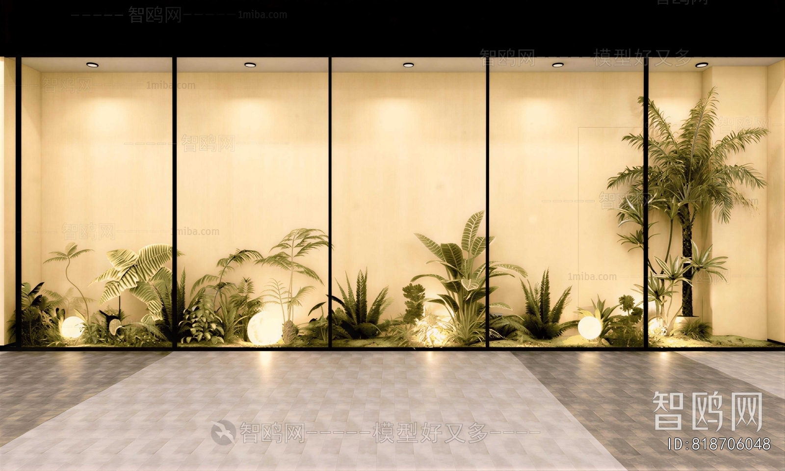 New Chinese Style Landscape Wall