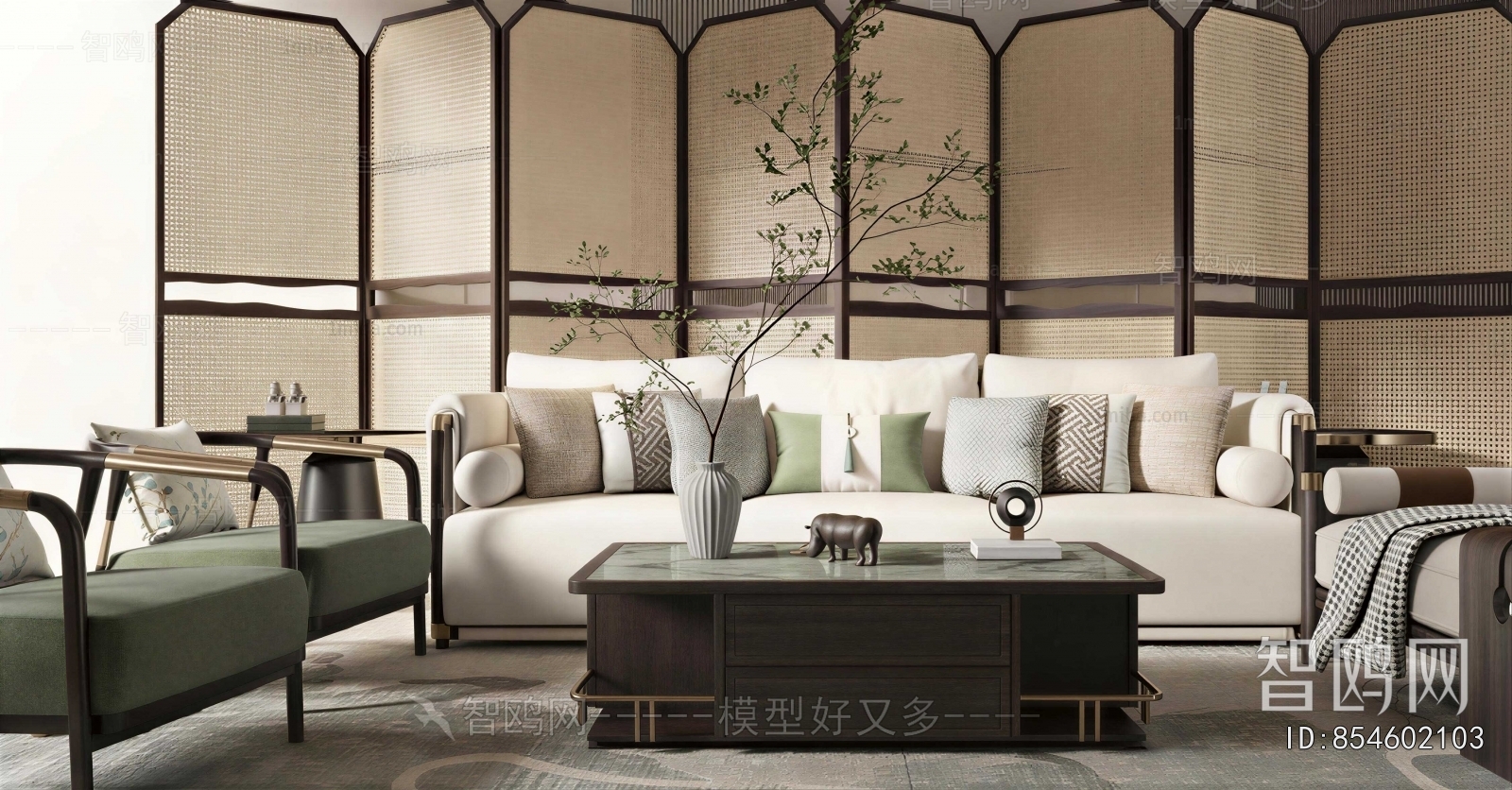 New Chinese Style Coffee Table