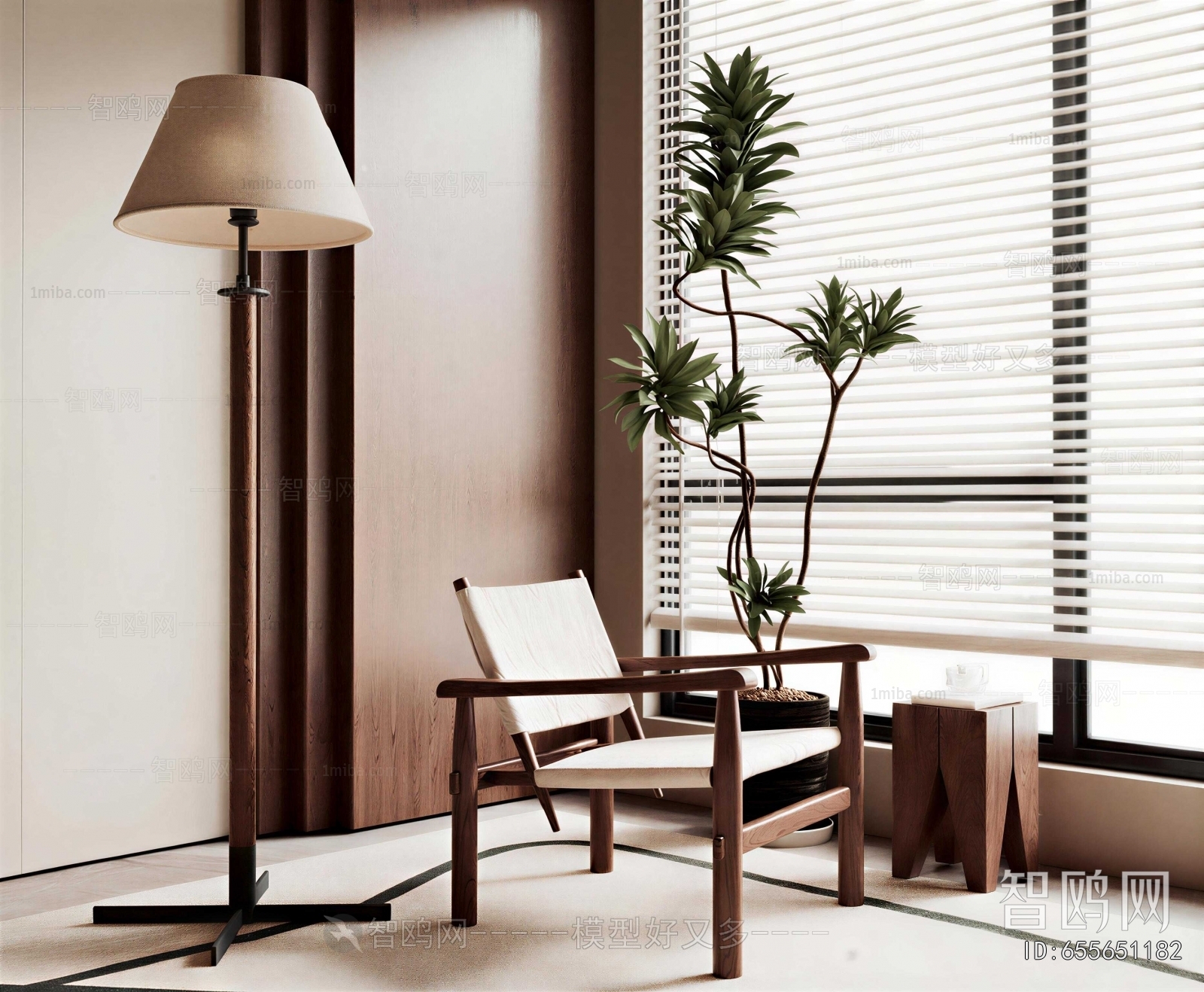 New Chinese Style Lounge Chair