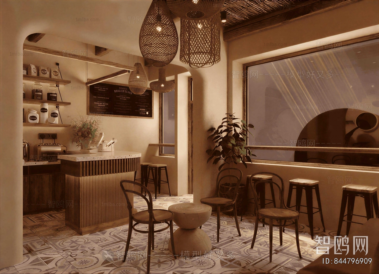 Wabi-sabi Style Cafe