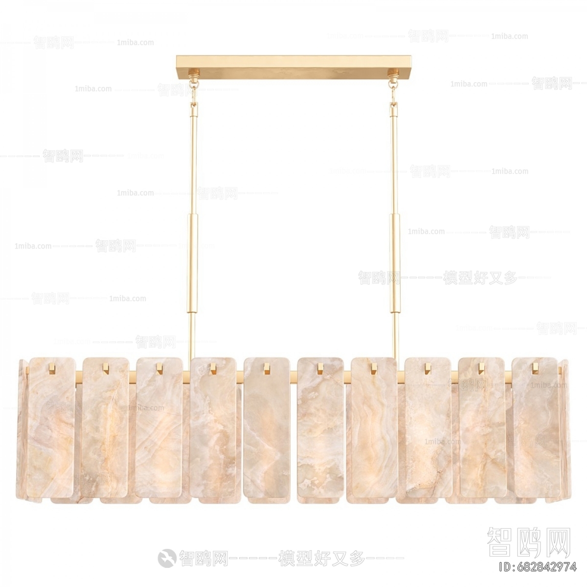 Modern Long Chandelier