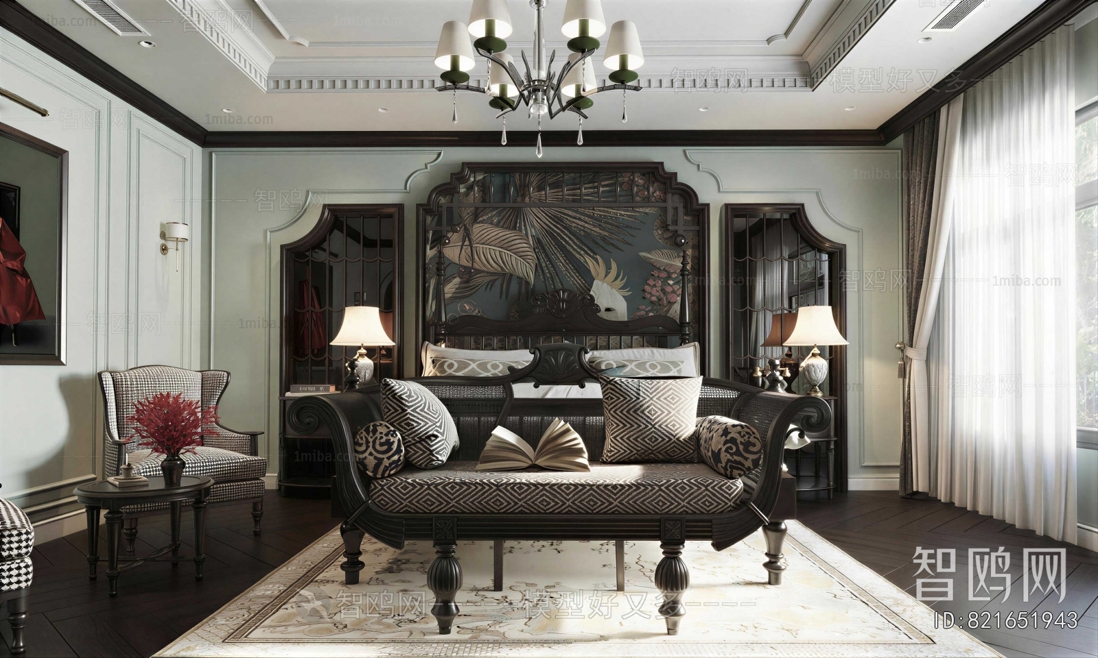 New Classical Style Bedroom