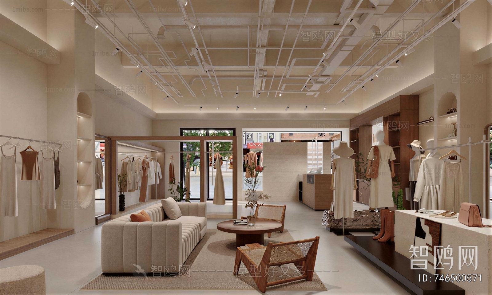 Modern Clothing Store