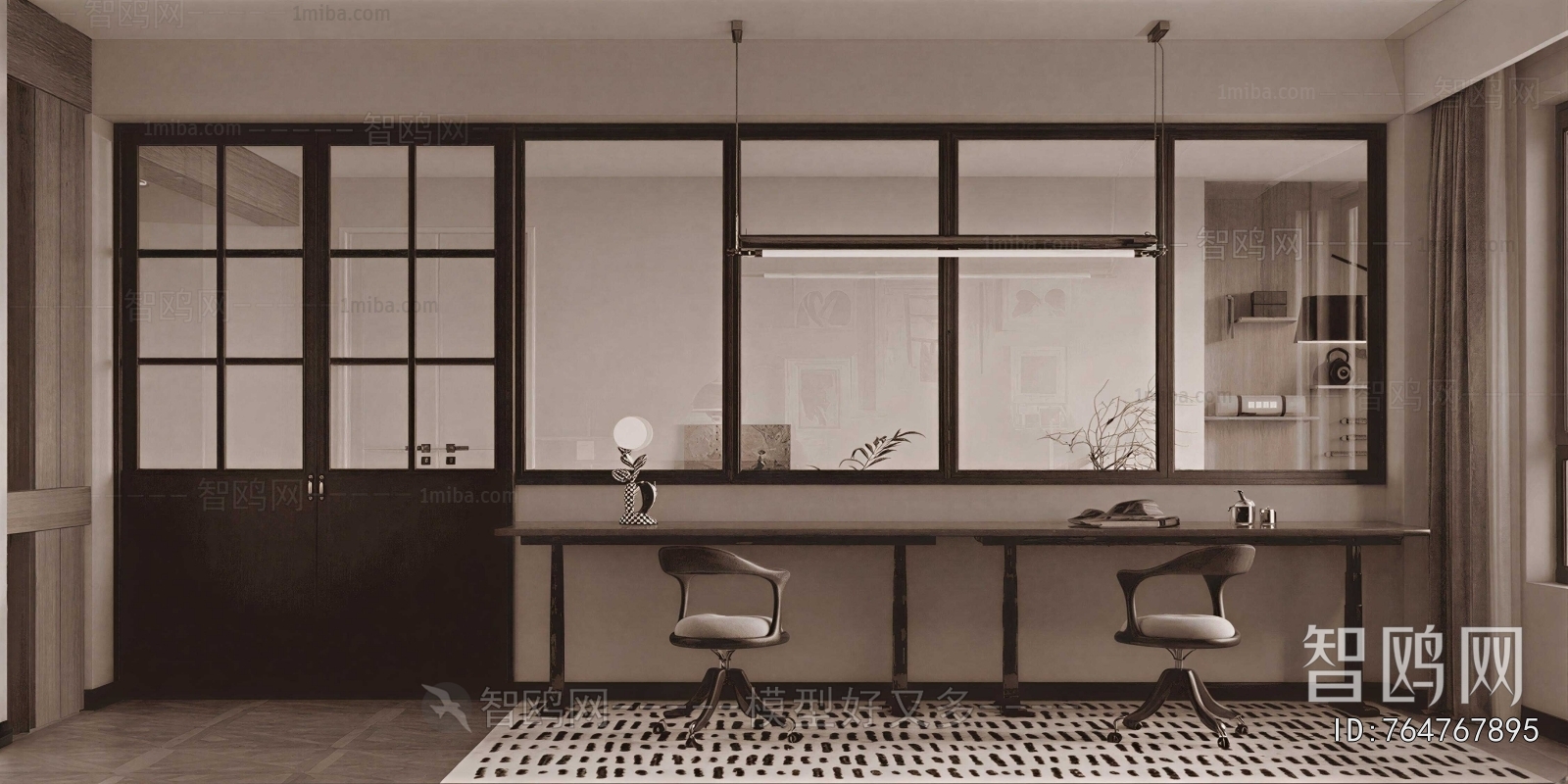 French Style Study Space