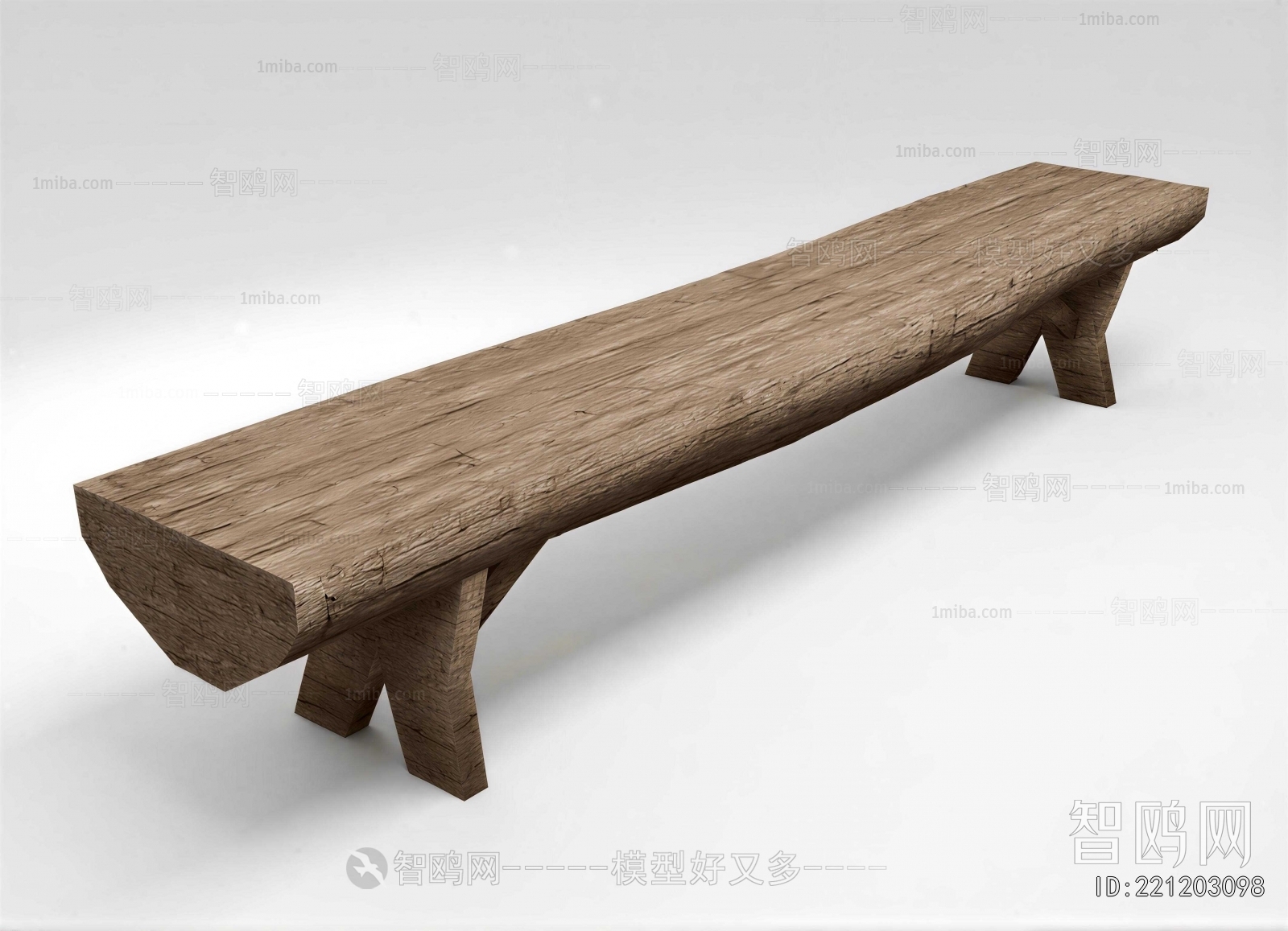 Wabi-sabi Style Bench