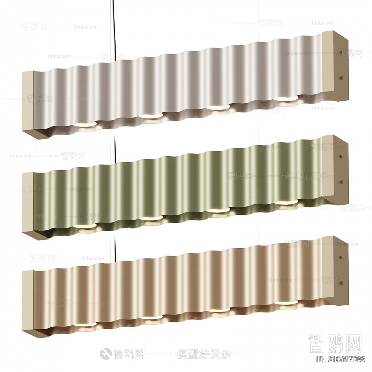 Modern Long Chandelier