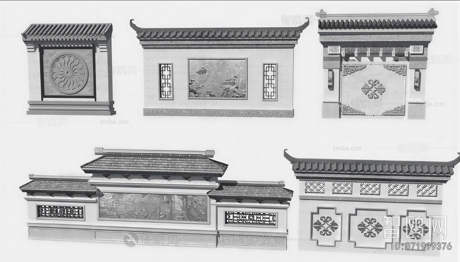 Chinese Style Building Component