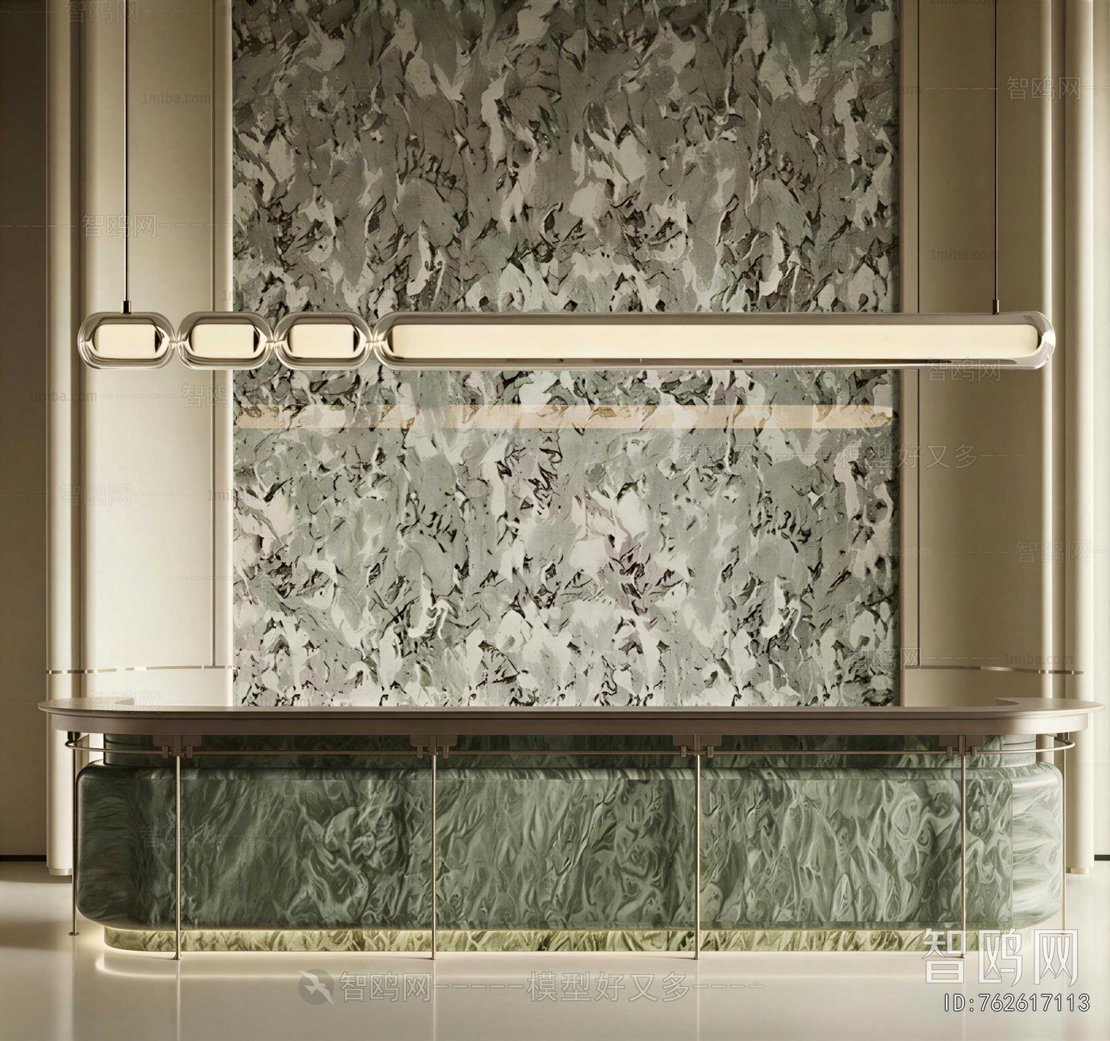 Modern Office Reception Desk